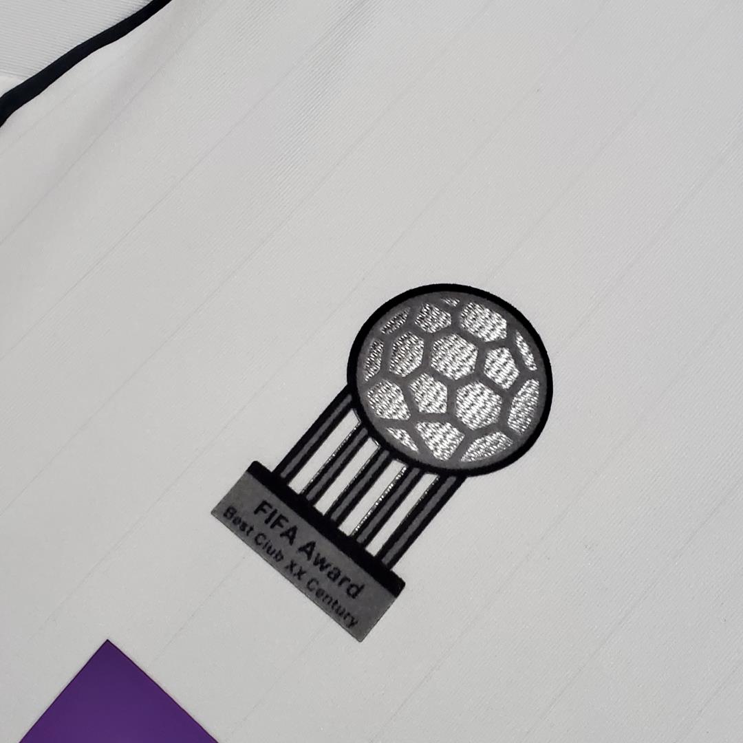 TKH-turbokithub-Retro Real Madrid 06-07 Home Long Sleeve Jersey