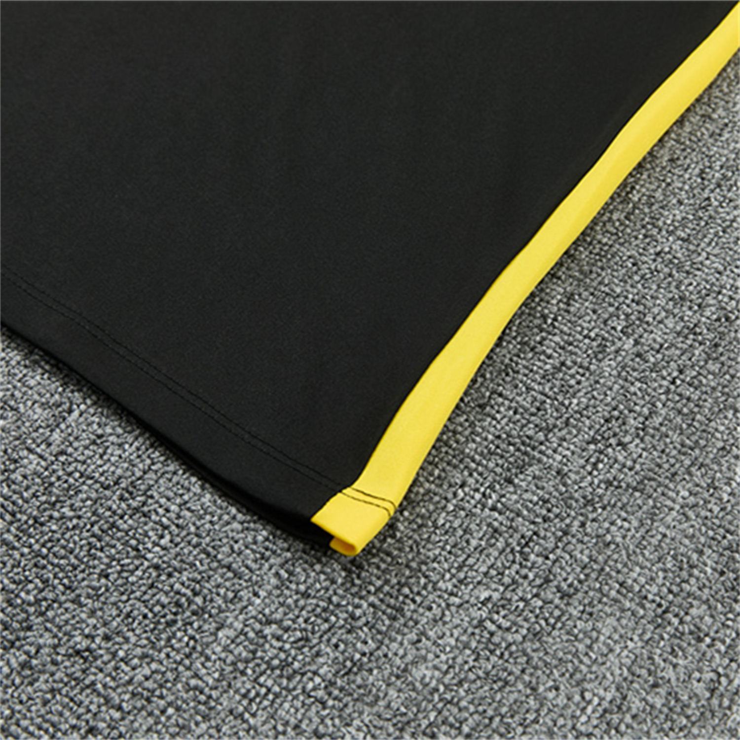 TKH-turbokithub-Brazil X JD 2026 Long Sleeves Training Set - Black Top And Black Yellow Pants