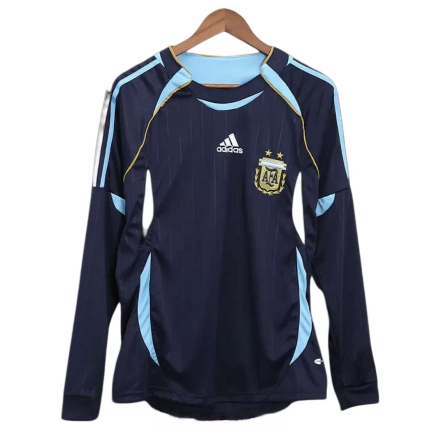 TKH-turbokithub-Retro Argentina 2006 Away Long Sleeves Jersey