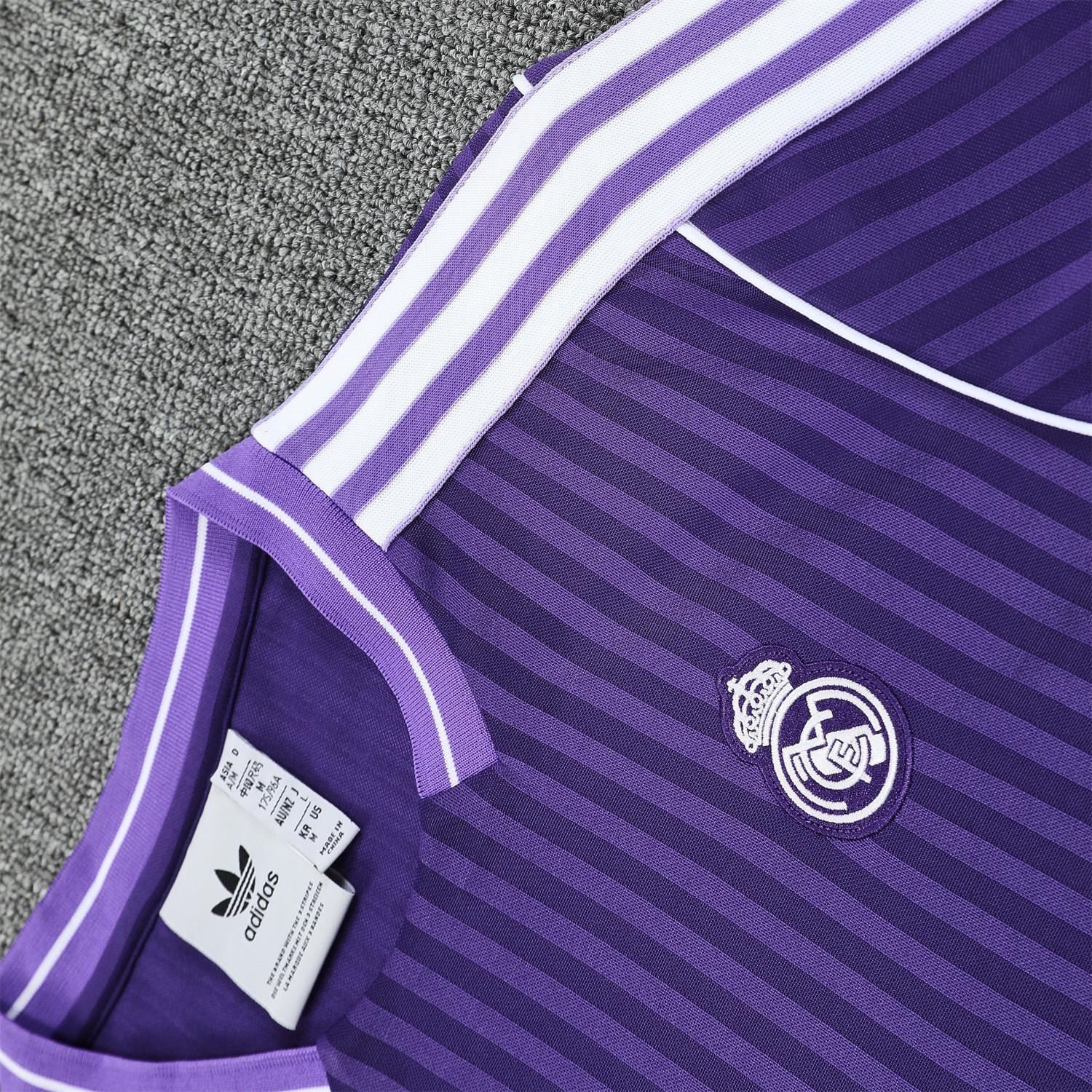 TKH-turbokithub-Real Madrid 25-26 Short-Sleeve Training Set - Pure Purple Top & Purple Shorts