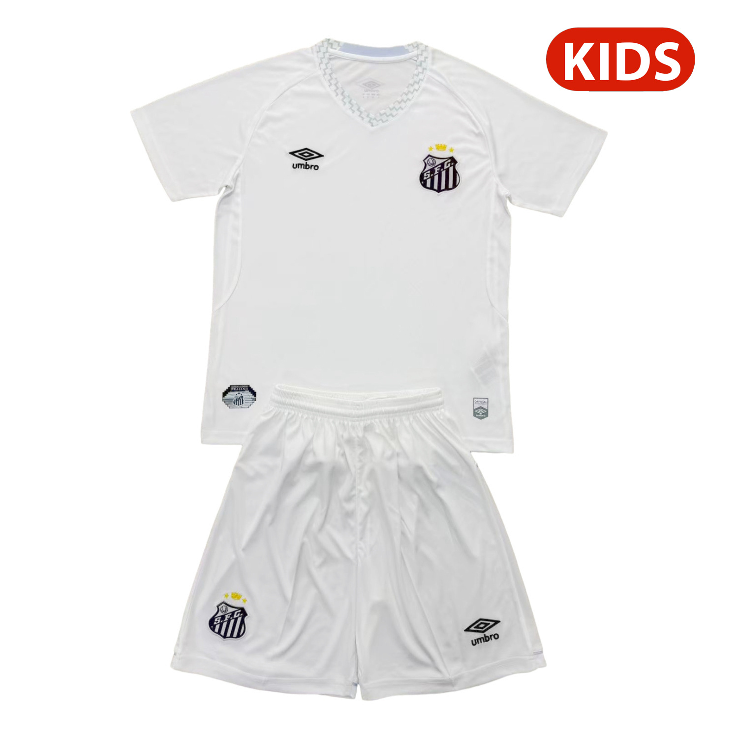TKH-turbokithub-Santos 25-26 Home Unsponsored Kids Kit