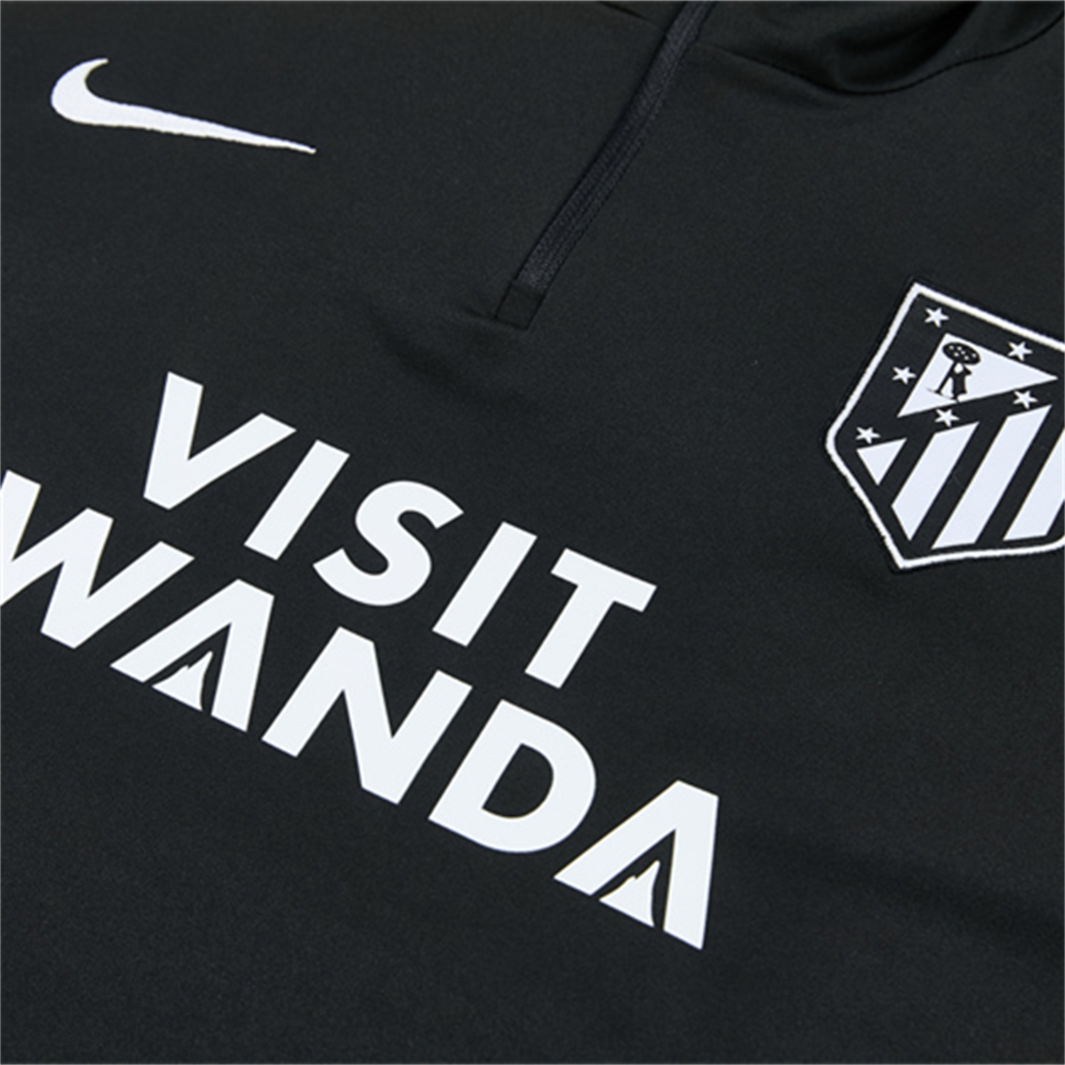 TKH-turbokithub-Atletico Madrid 26-27 Long Sleeve Training Set - Black Top & Black Pants