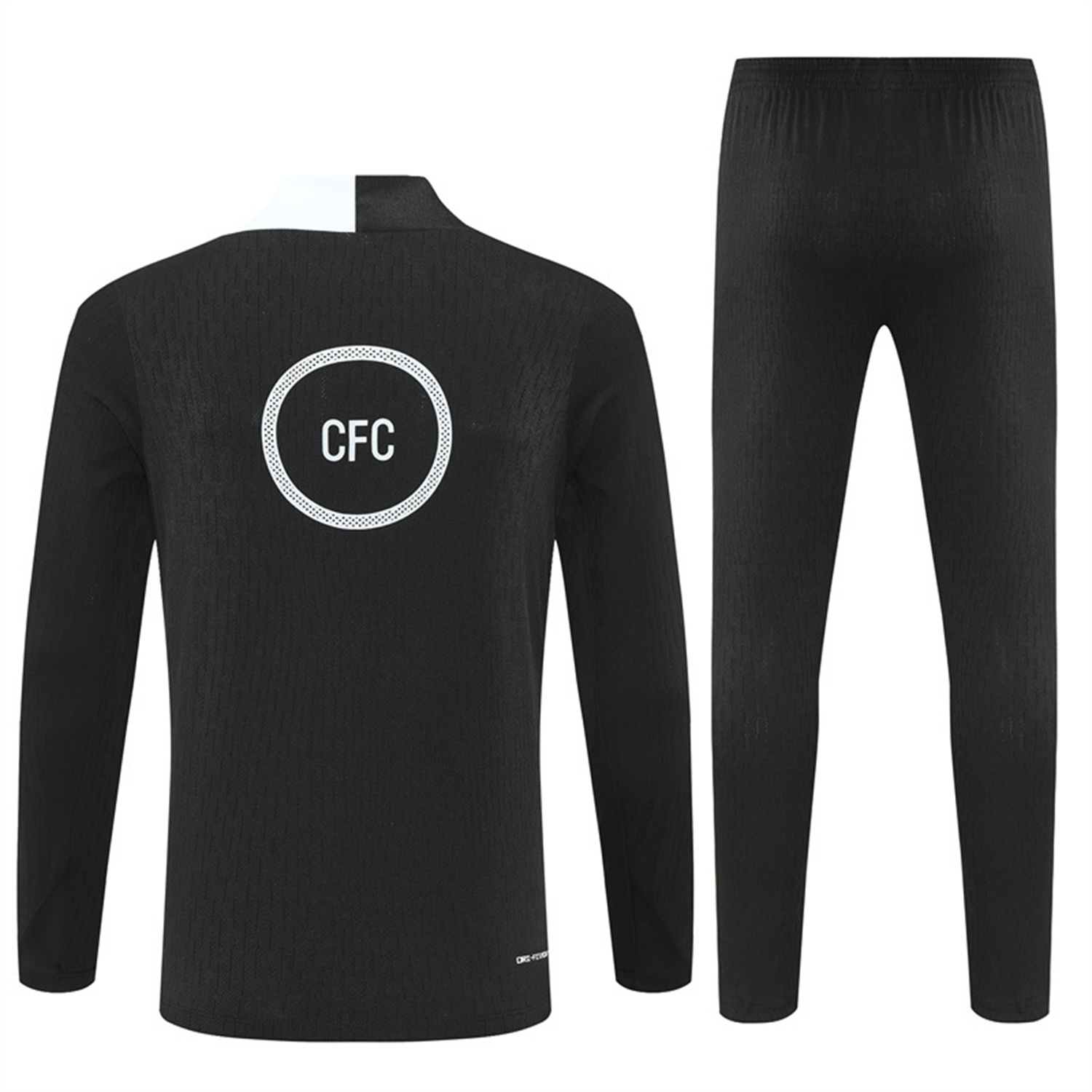 TKH-turbokithub-C.H.E.L.S.E.A 25-26 Long Sleeve Training Set - Player Version - Black Top and Black Pants