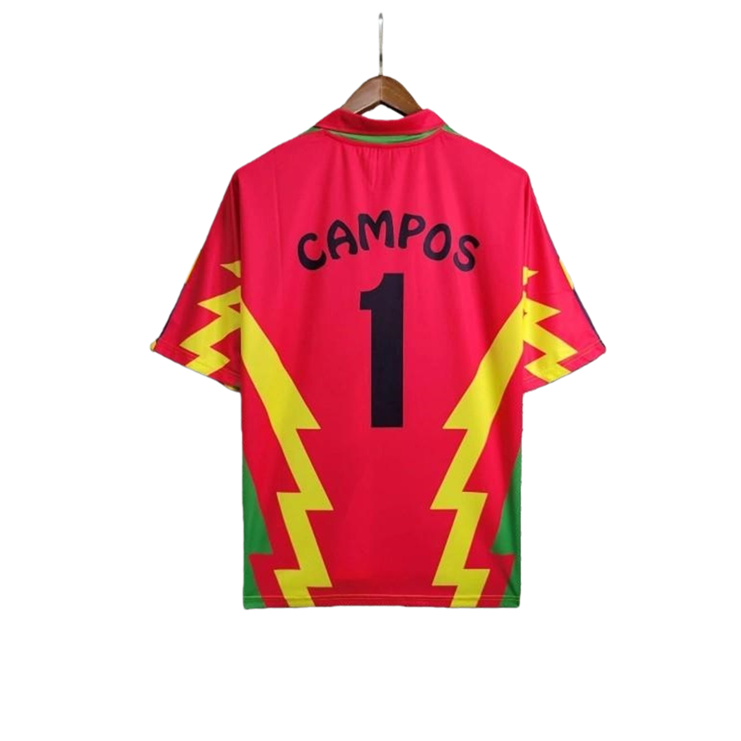 TKH-turbokithub-Retro Mexico 1994 Goalkeeper Red Yellow Jersey
