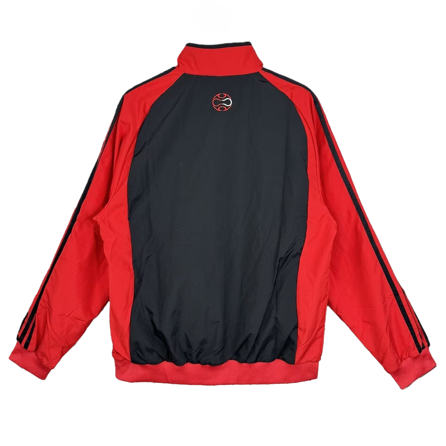 TKH-turbokithub-Retro AC Milan 2006-07 Home Windbreaker Jacket - Red With Black