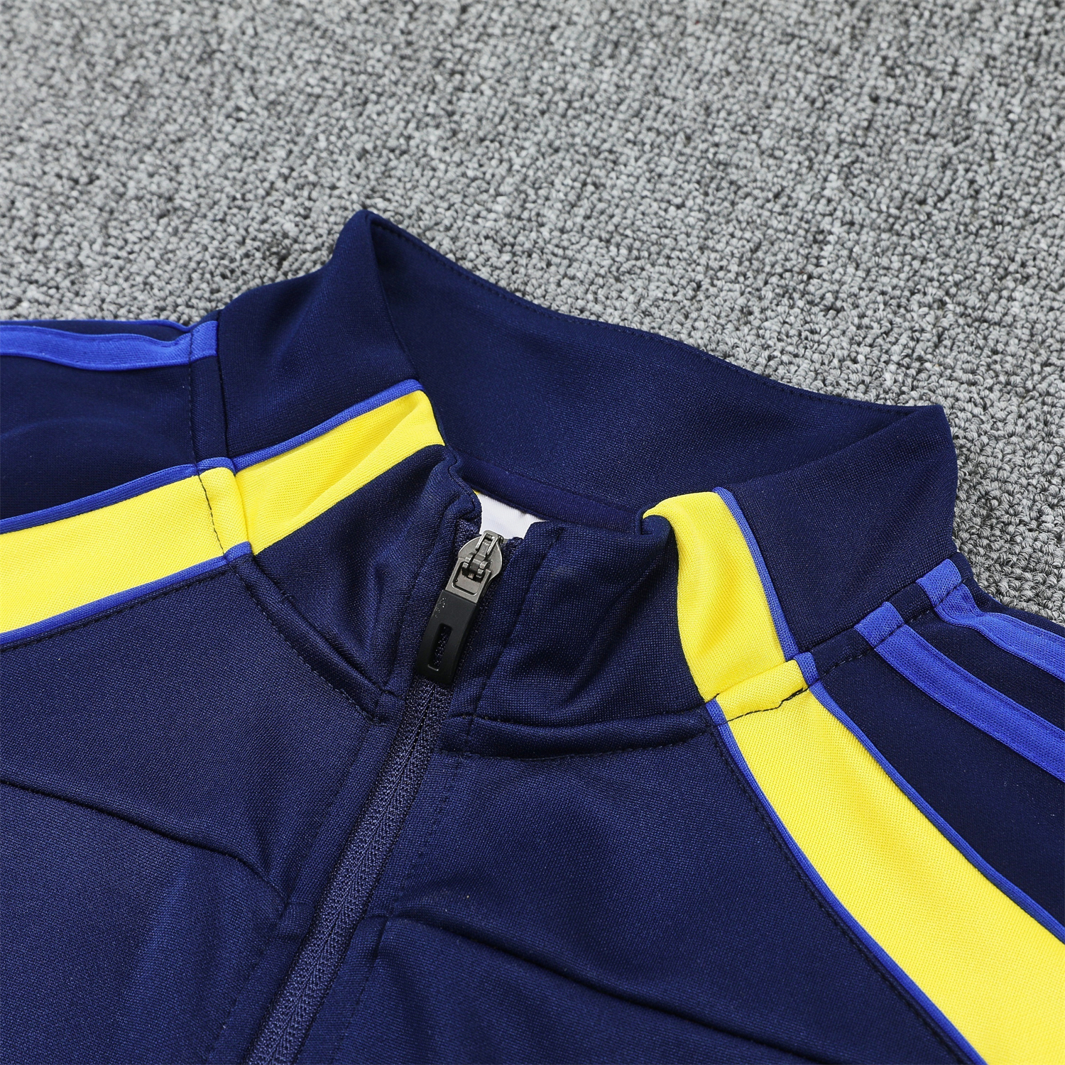 TKH-turbokithub-Boca Juniors 2026 Jacket Training Tracksuit - Dark Blue With Yellow Jackets & Pants
