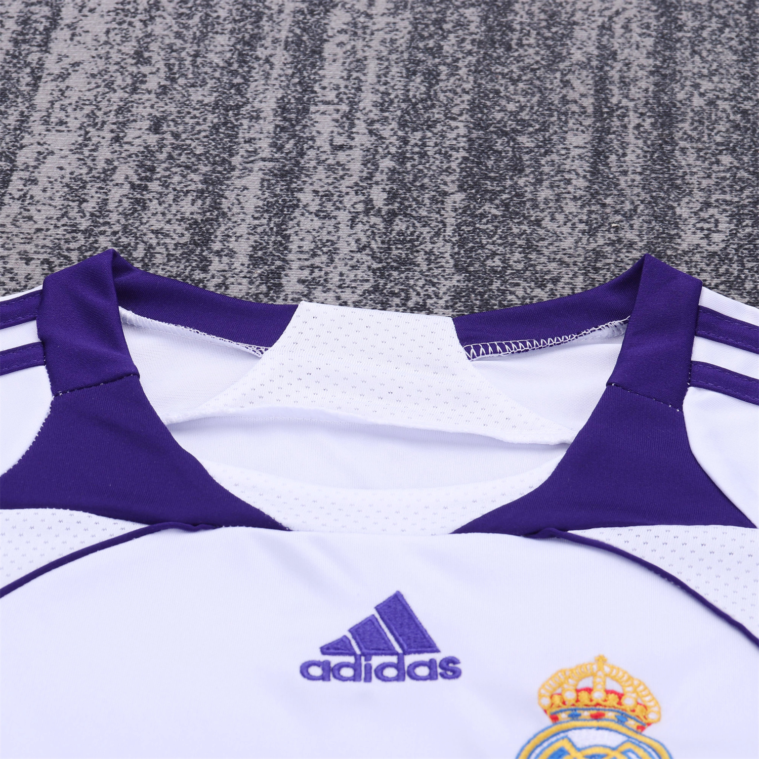TKH-turbokithub-Retro Real Madrid 2007-08 Home Kids Kit