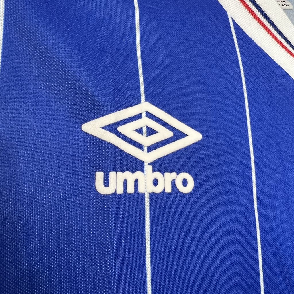 TKH-turbokithub-Retro Glasgow Rangers 1982-83 Home Stadium Jersey