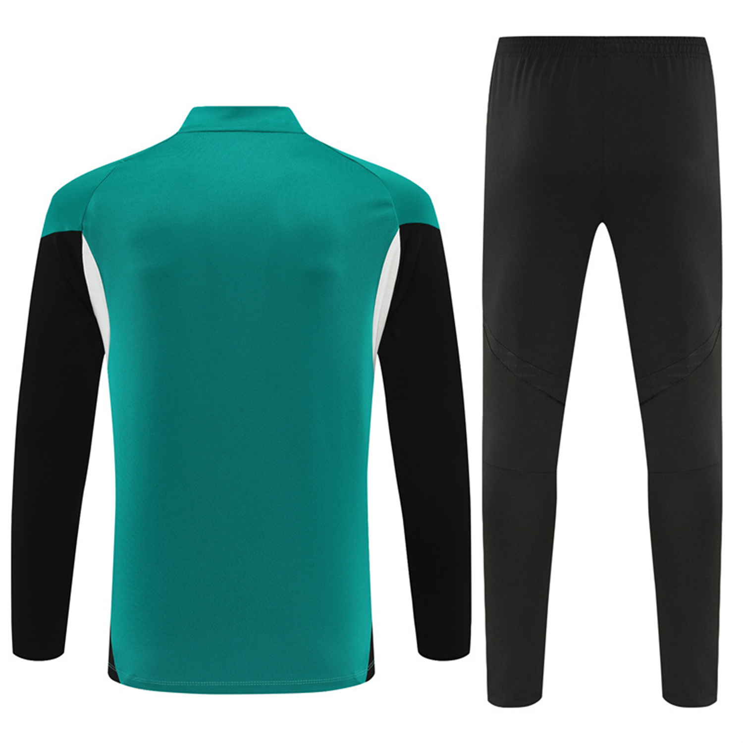TKH-turbokithub-Liver.pool 25-26 Kids Long Sleeve Training Set - Green Top & Black Pants