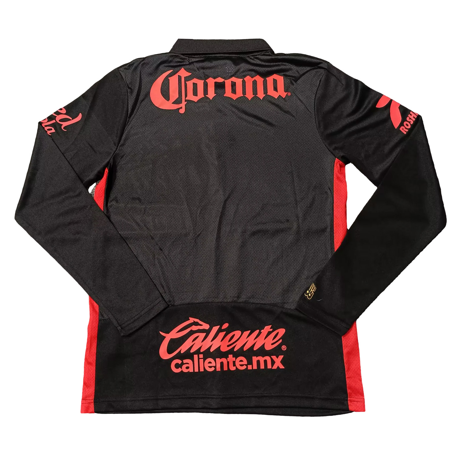 TKH-turbokithub-Toluca 25-26 Third Black Long Sleeves Jersey with Star - Player Version