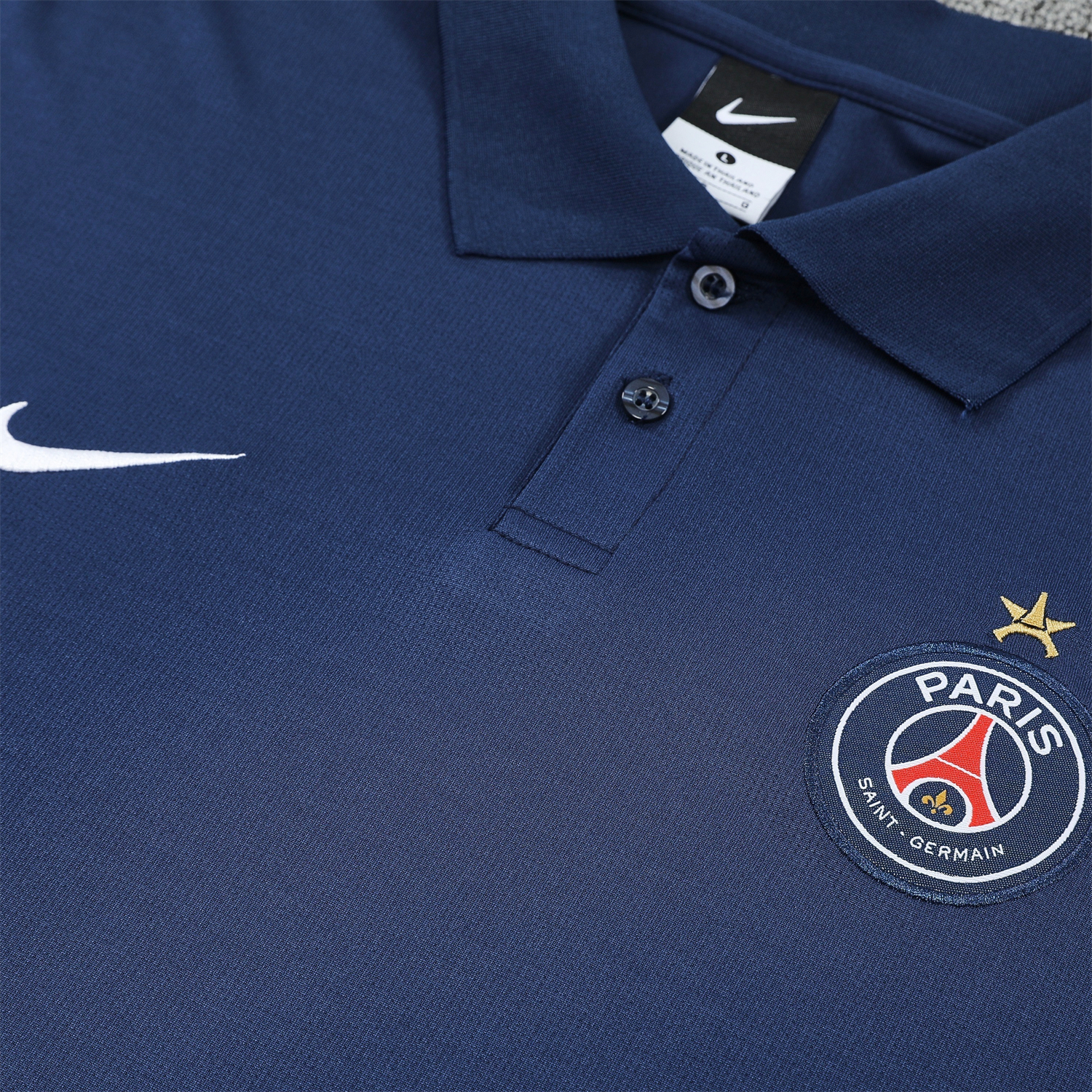 TKH-turbokithub-Paris Saint-Germain PSG 25-26 POLO Short-Sleeve Training Set - Dark Blue Top and Pants