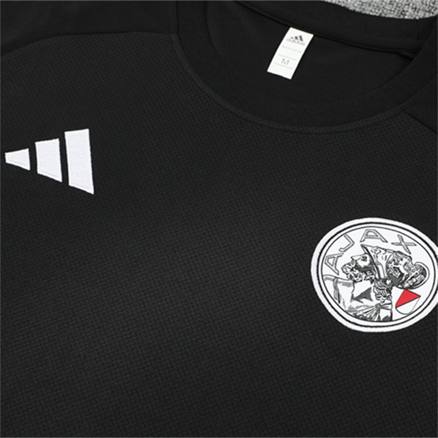 TKH-turbokithub-Ajax 25-26 Short-Sleeve Training Set - Black Top and Black Shorts