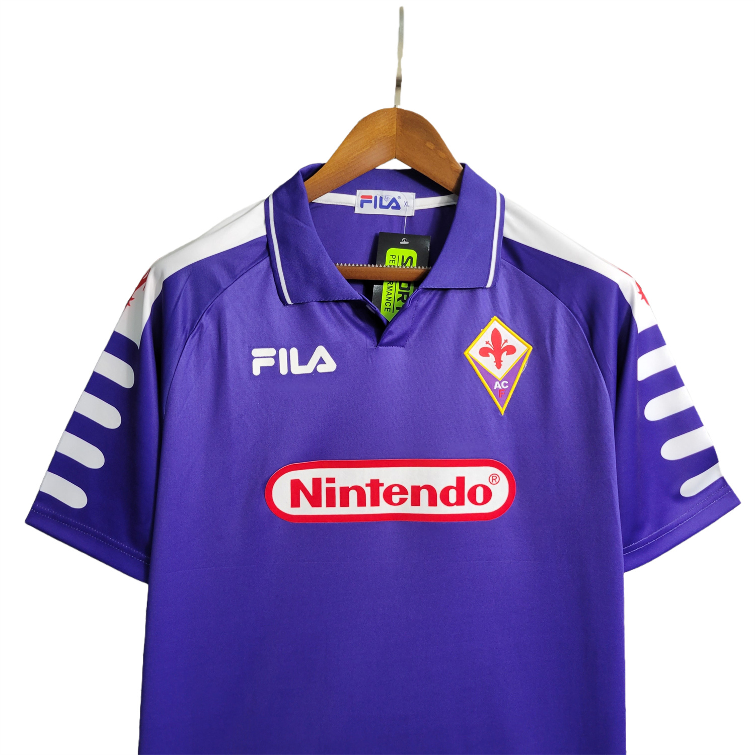 TKH-turbokithub-Retro Fiorentina 1998-99 Home Stadium Jersey