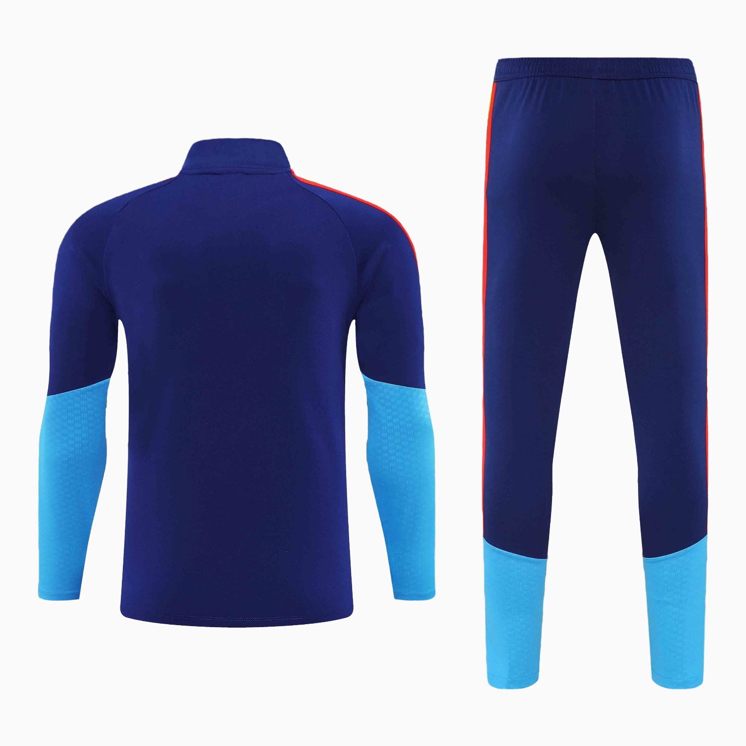 TKH-turbokithub-Spain 2026 Kids Long Sleeve Training Set - Deep Blue Top & Pants