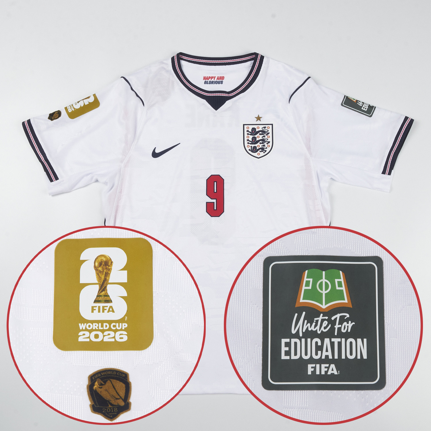 TKH-turbokithub-【KANE # 9】England 2026 Home Jersey - Player Version