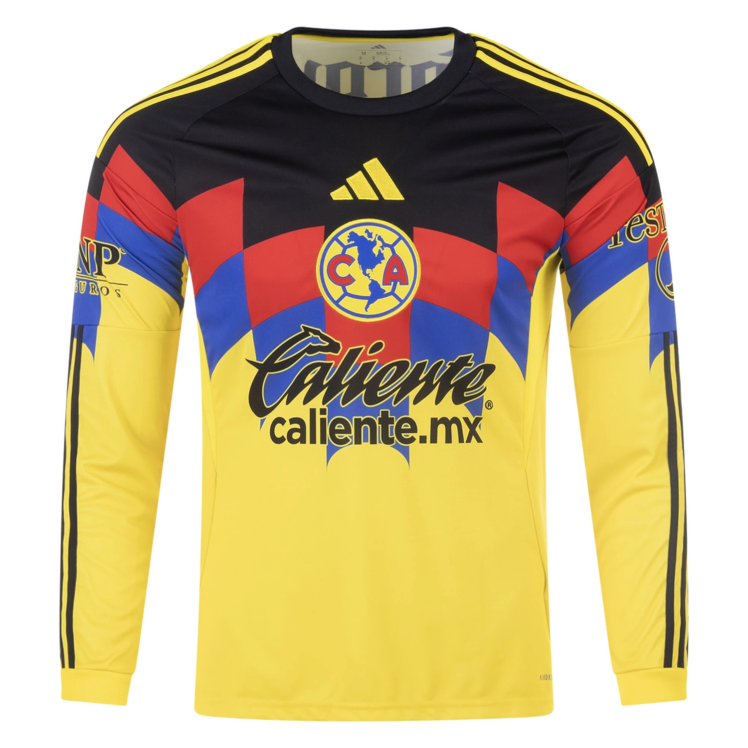 TKH-turbokithub-Club América 25-26 Home Yellow Long Sleeves Jersey - Fans Version
