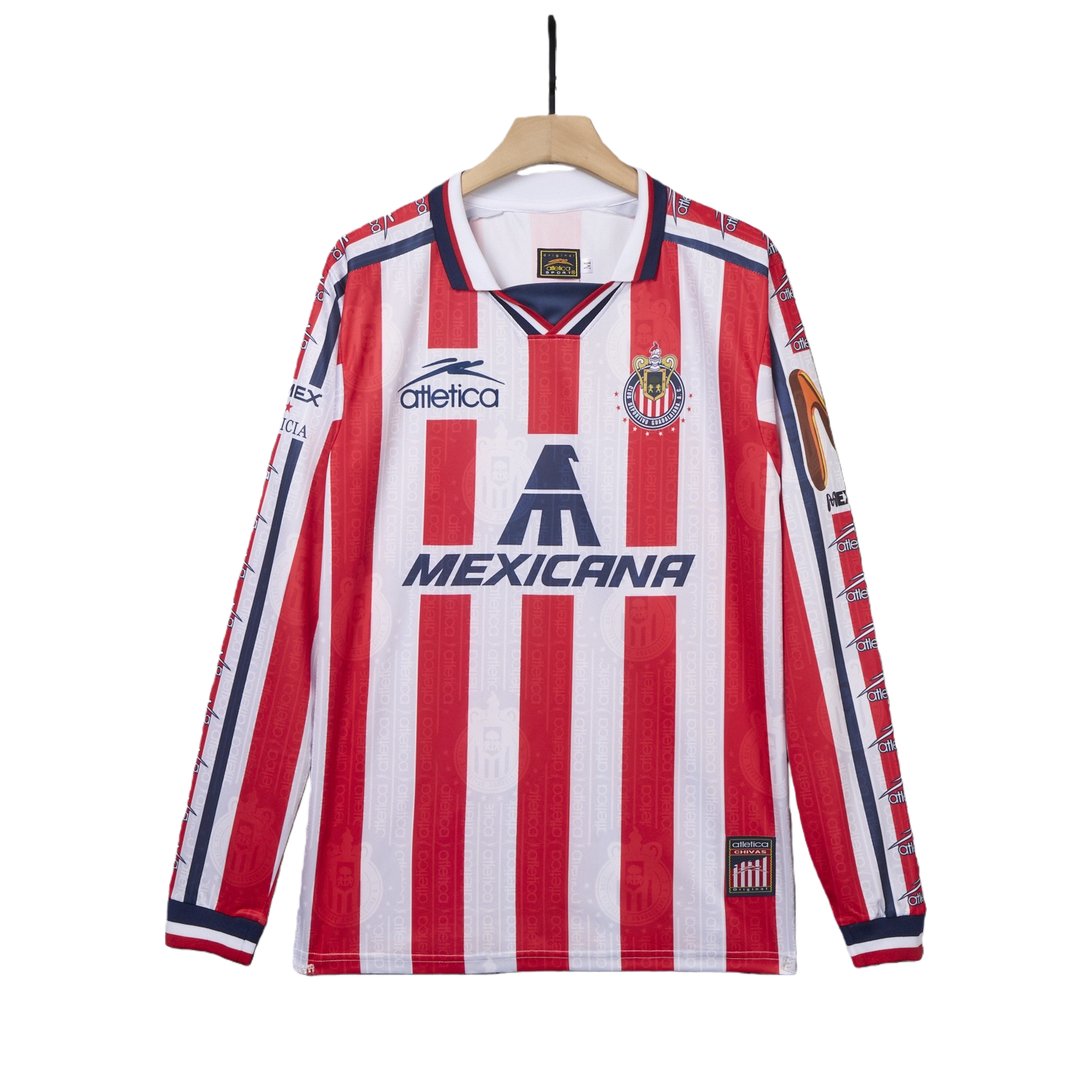 TKH-turbokithub-Retro Chivas de Guadalajara 1997-98 Home 2 Long Sleeves Jersey