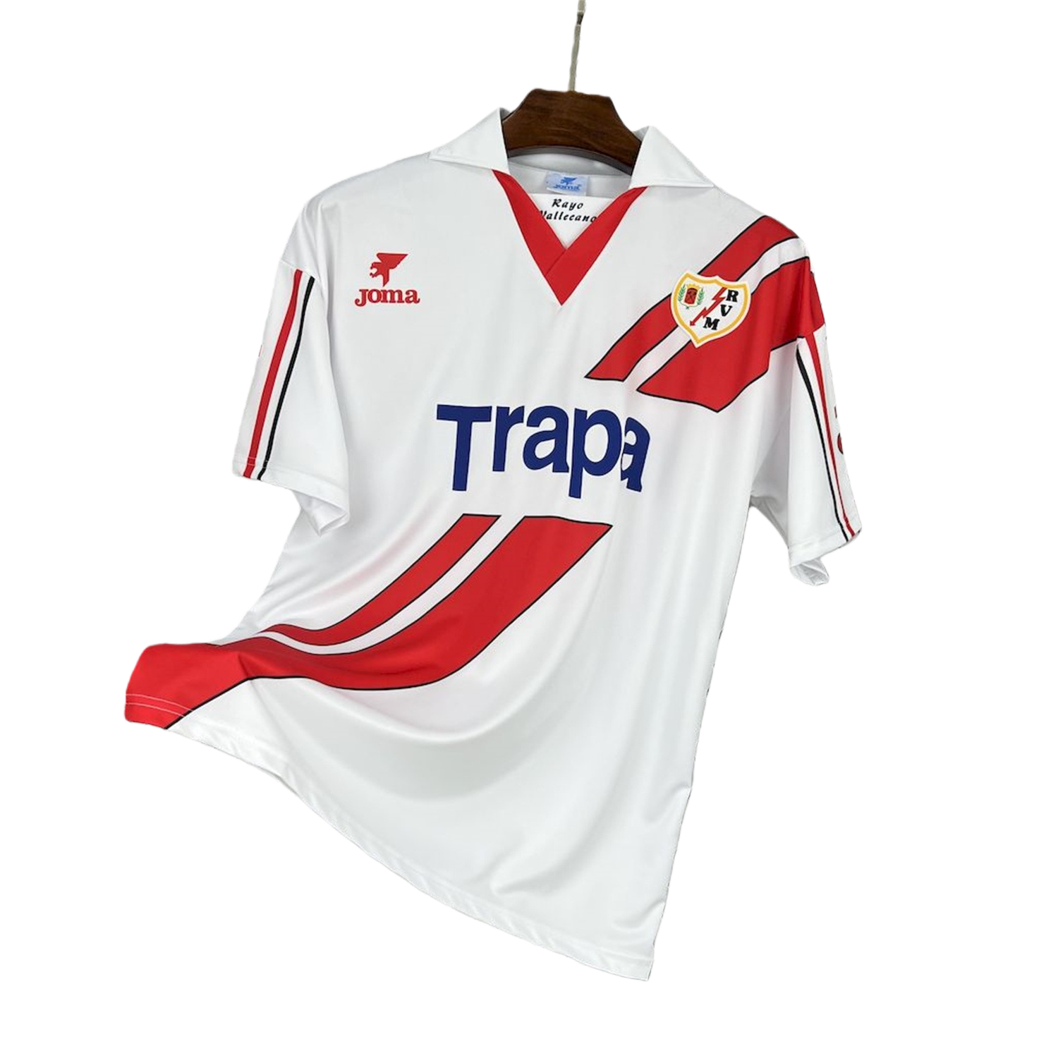 TKH-turbokithub-Retro Rayo Vallecano 1997-98 Home Jersey