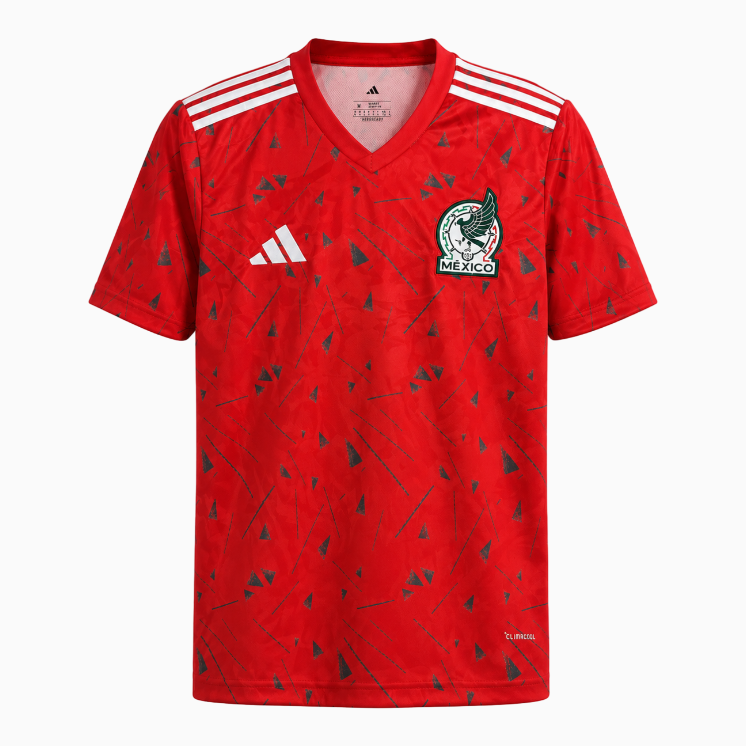 TKH-turbokithub-Mexico 2026 Red With Black Pattern Special Jersey - Fans Version