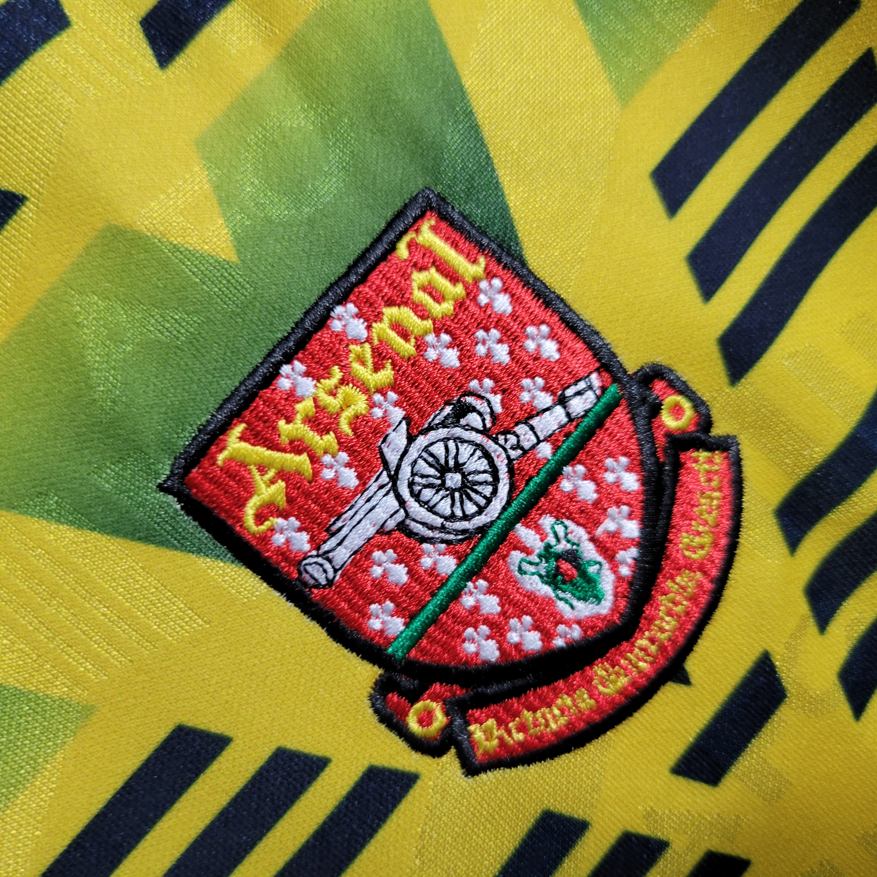 TKH-turbokithub-Retro Arsenal 91-93 Away Long Sleeve Jersey