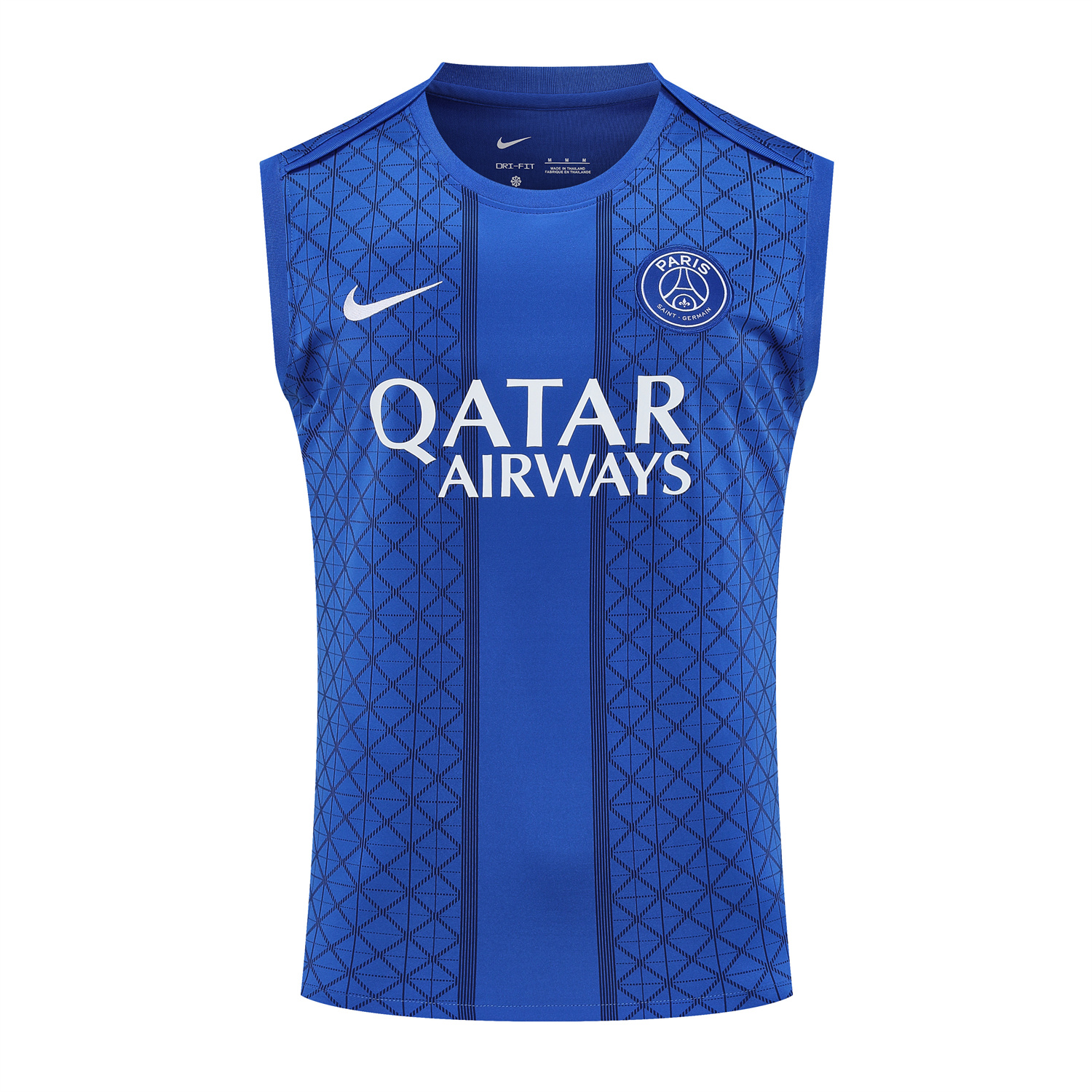 TKH-turbokithub-Paris Saint-Germain PSG 25-26 Vest Training Set - Ocean Blue Vest & Deep Blue Shorts