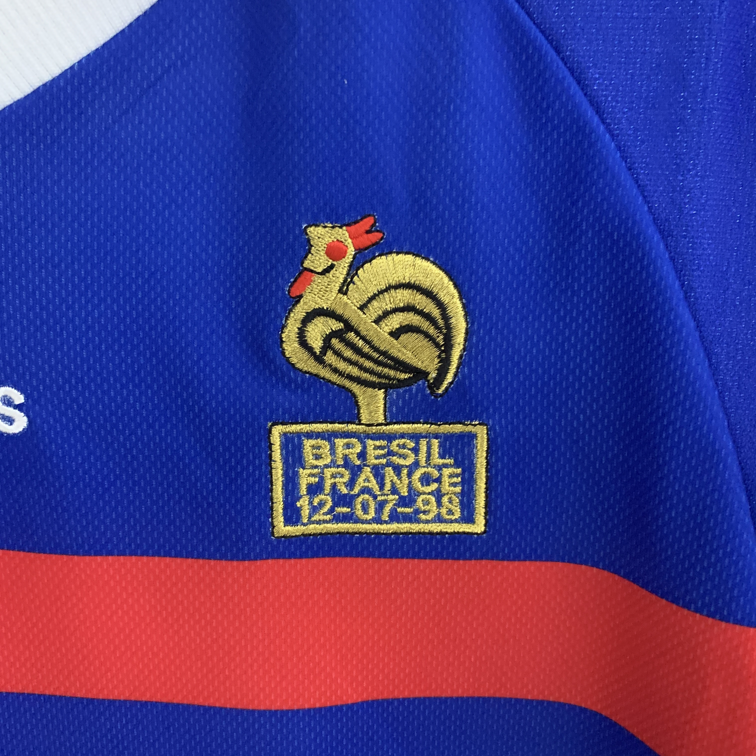 TKH-turbokithub-Retro France 1998 Home Stadium Long Sleeve Jersey