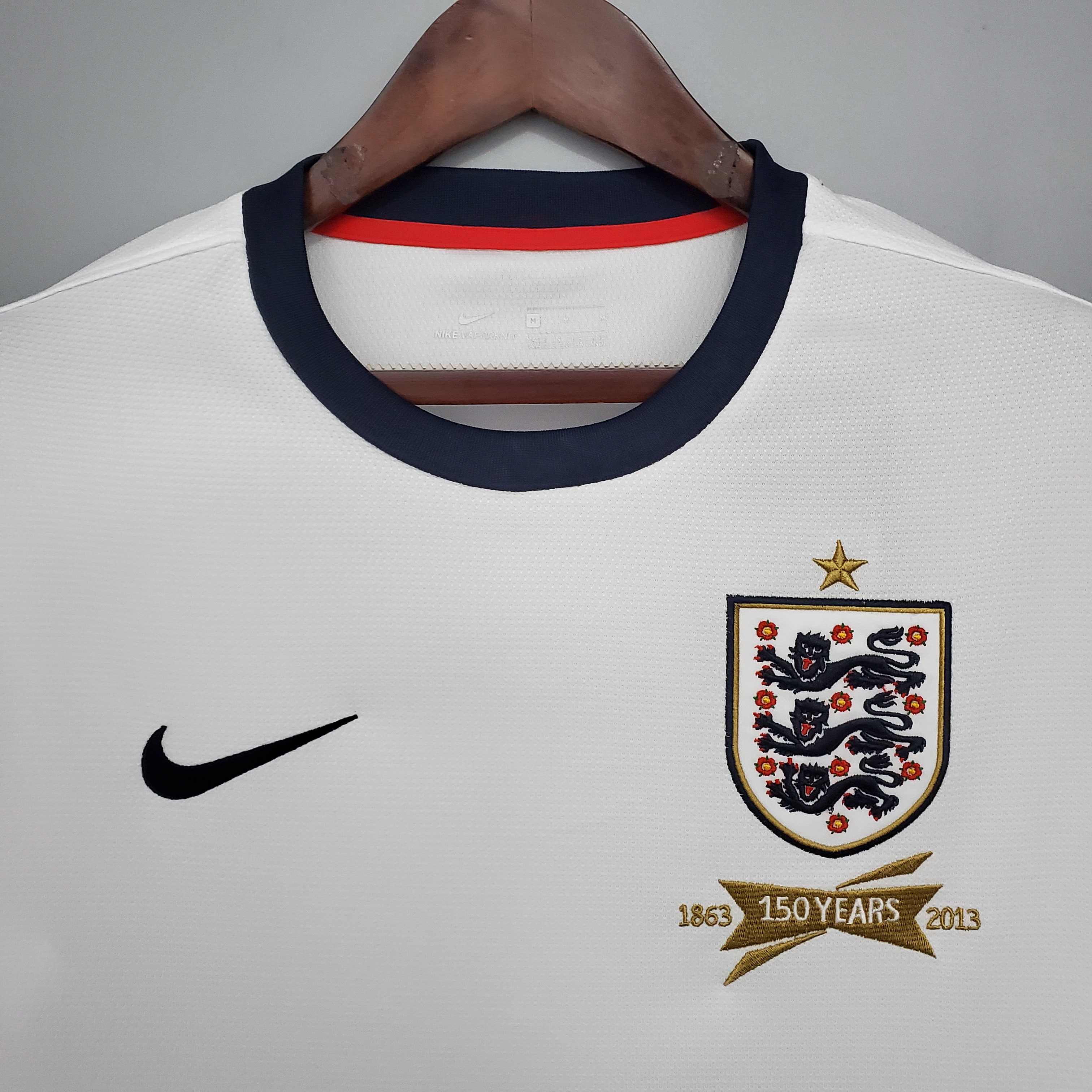 TKH-turbokithub-Retro England 2013 150 YEARS Home Stadium Jersey