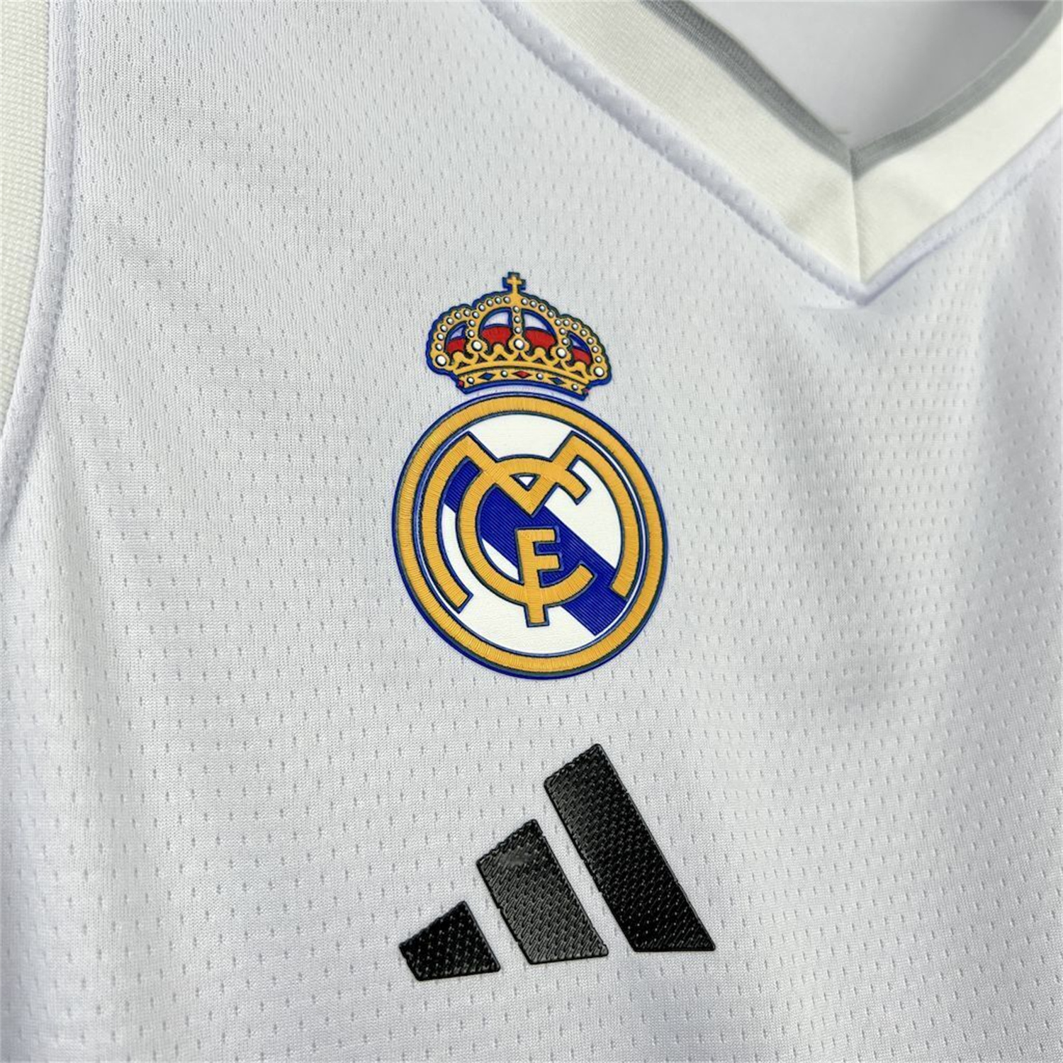 TKH-turbokithub-Real Madrid 25-26 White Basketball Training Vest - Fans Version