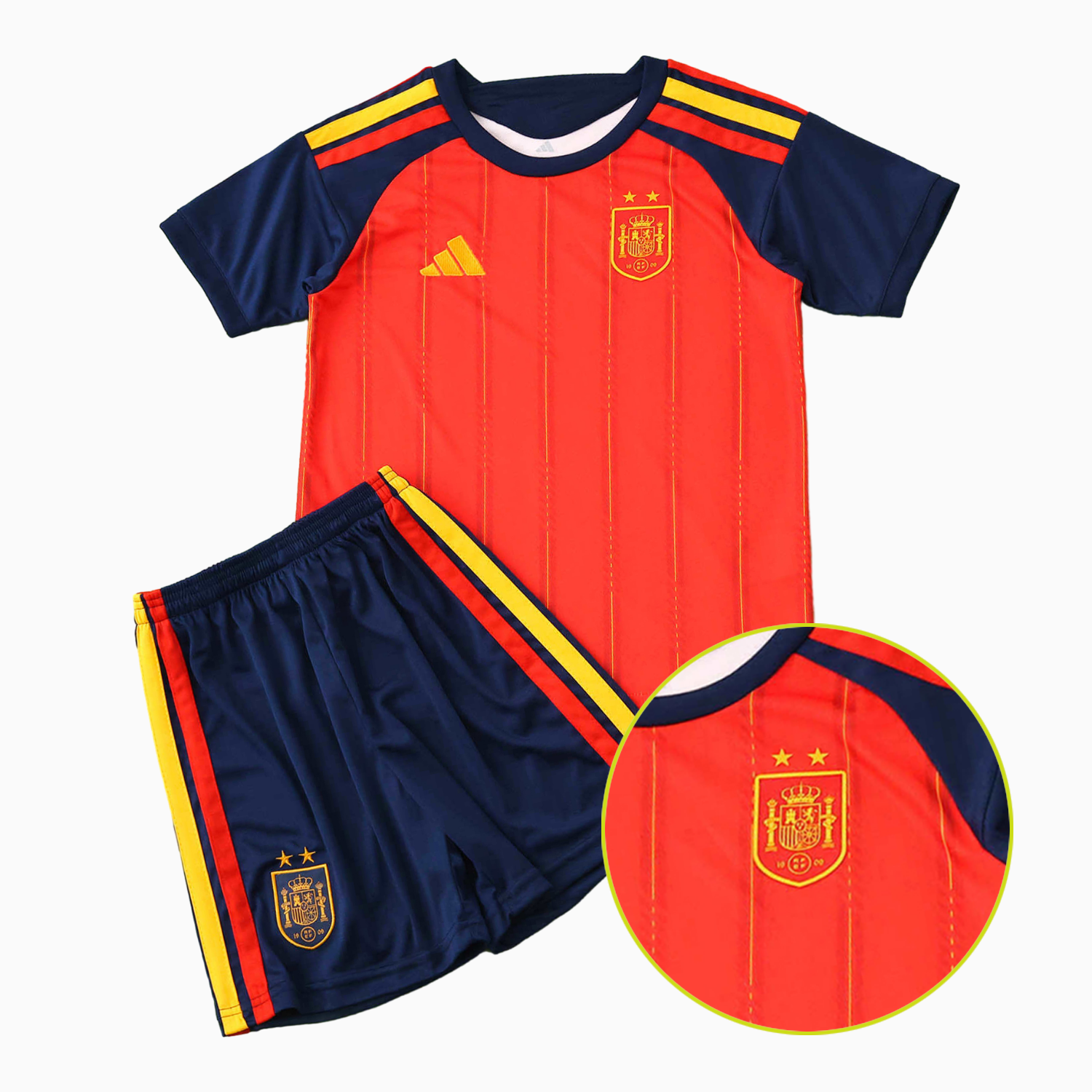 TKH-turbokithub-【Two-Crown Star】Spain 2026 Home Kids Kit