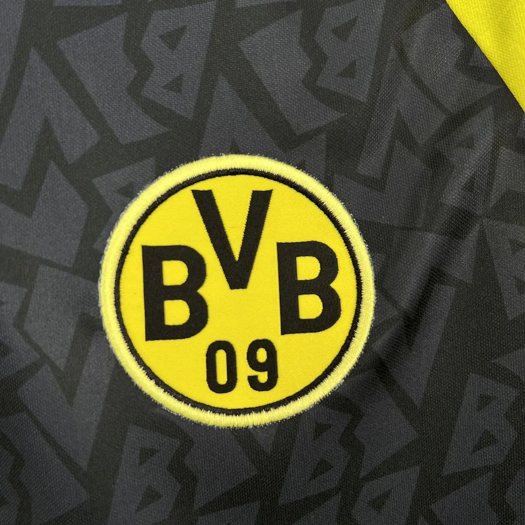 TKH-turbokithub-Retro Dortmund 1995-96 Away Long Sleeves Jersey