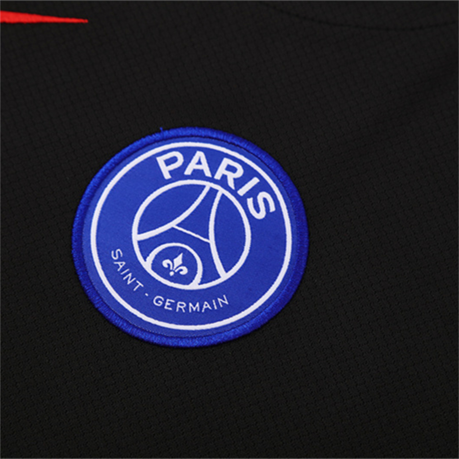 TKH-turbokithub-Paris Saint-Germain PSG 25-26 Short-Sleeve Training Set - White Edge Black Top & Black Shorts