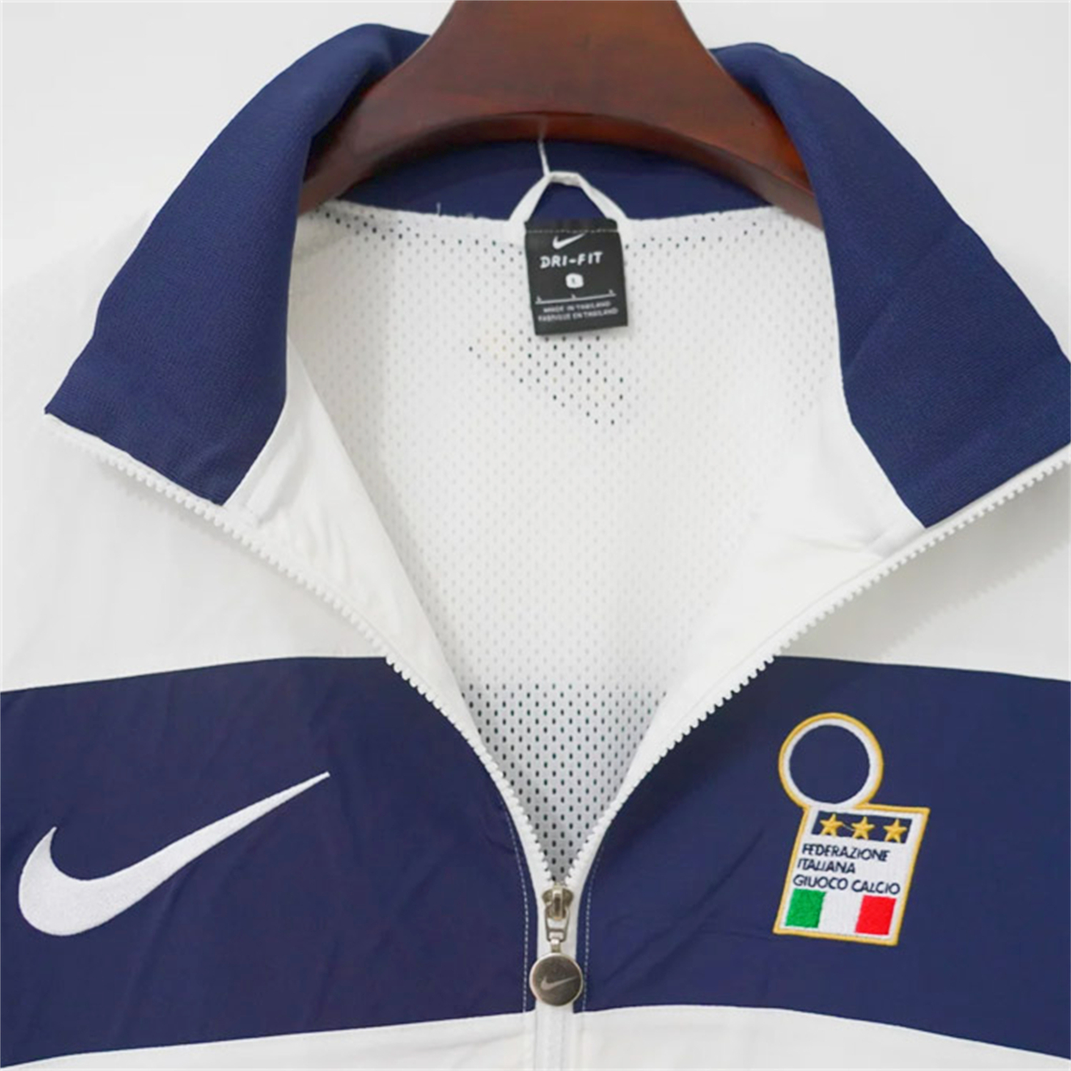 TKH-turbokithub-Retro Italy 1996 Windbreaker Jacket - White
