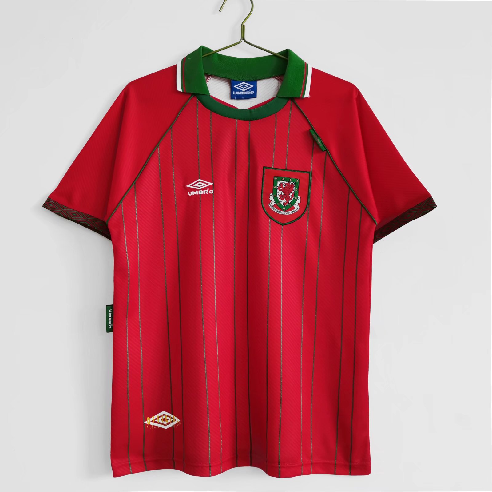 TKH-turbokithub-Retro Wales 1994 Home Stadium Jersey