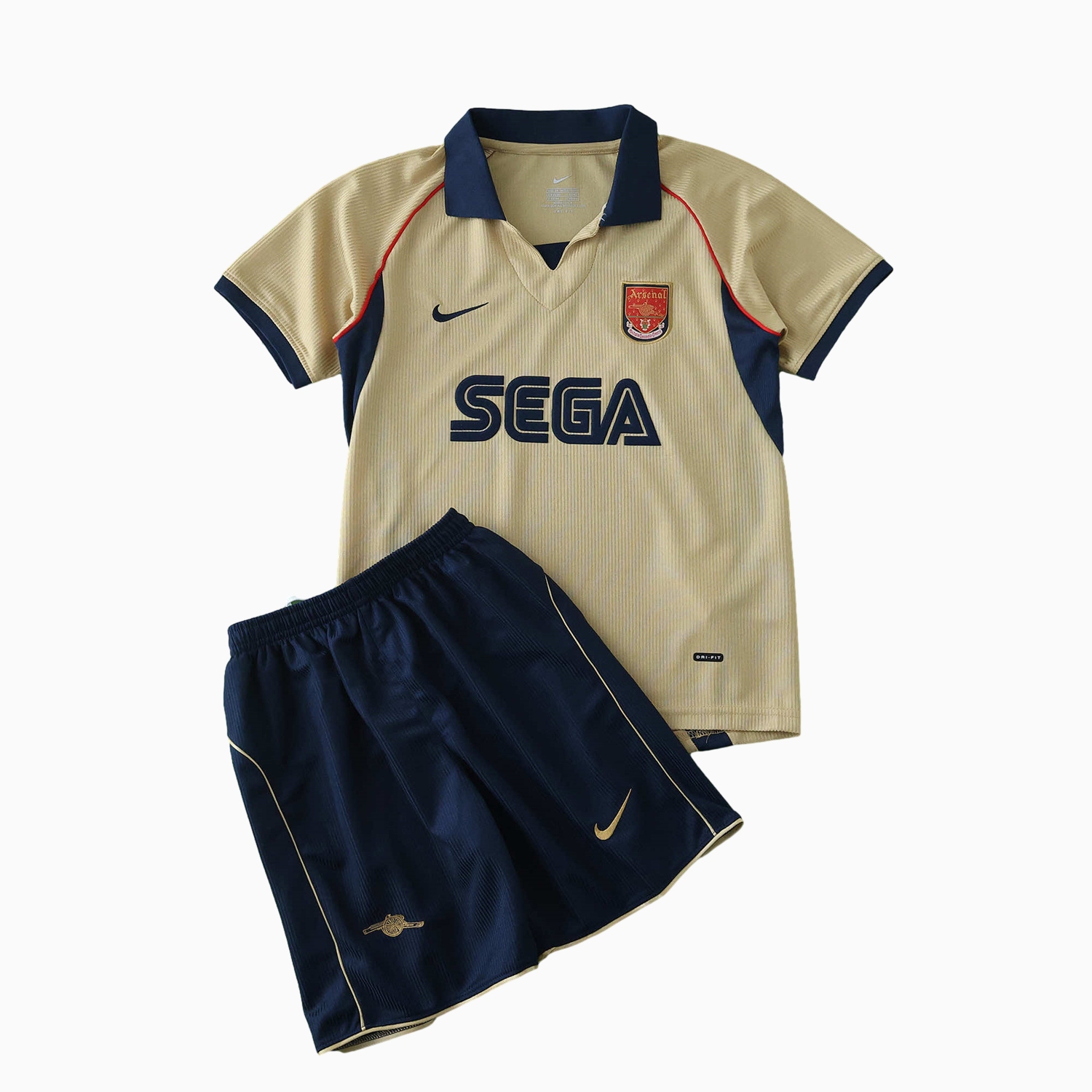 TKH-turbokithub-Retro Arsenal 2001-02 Away Kids Kit
