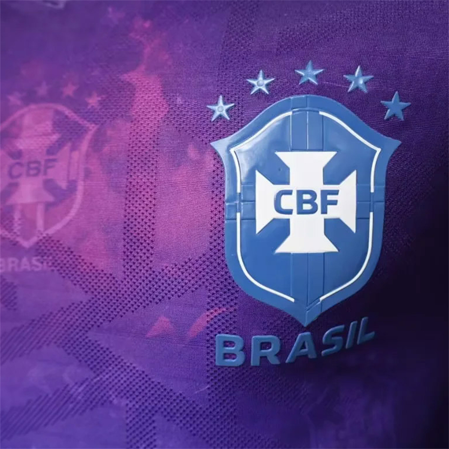 TKH-turbokithub-Brazil 2026 Blue With Subtle Pattern Special Jersey - Player Version