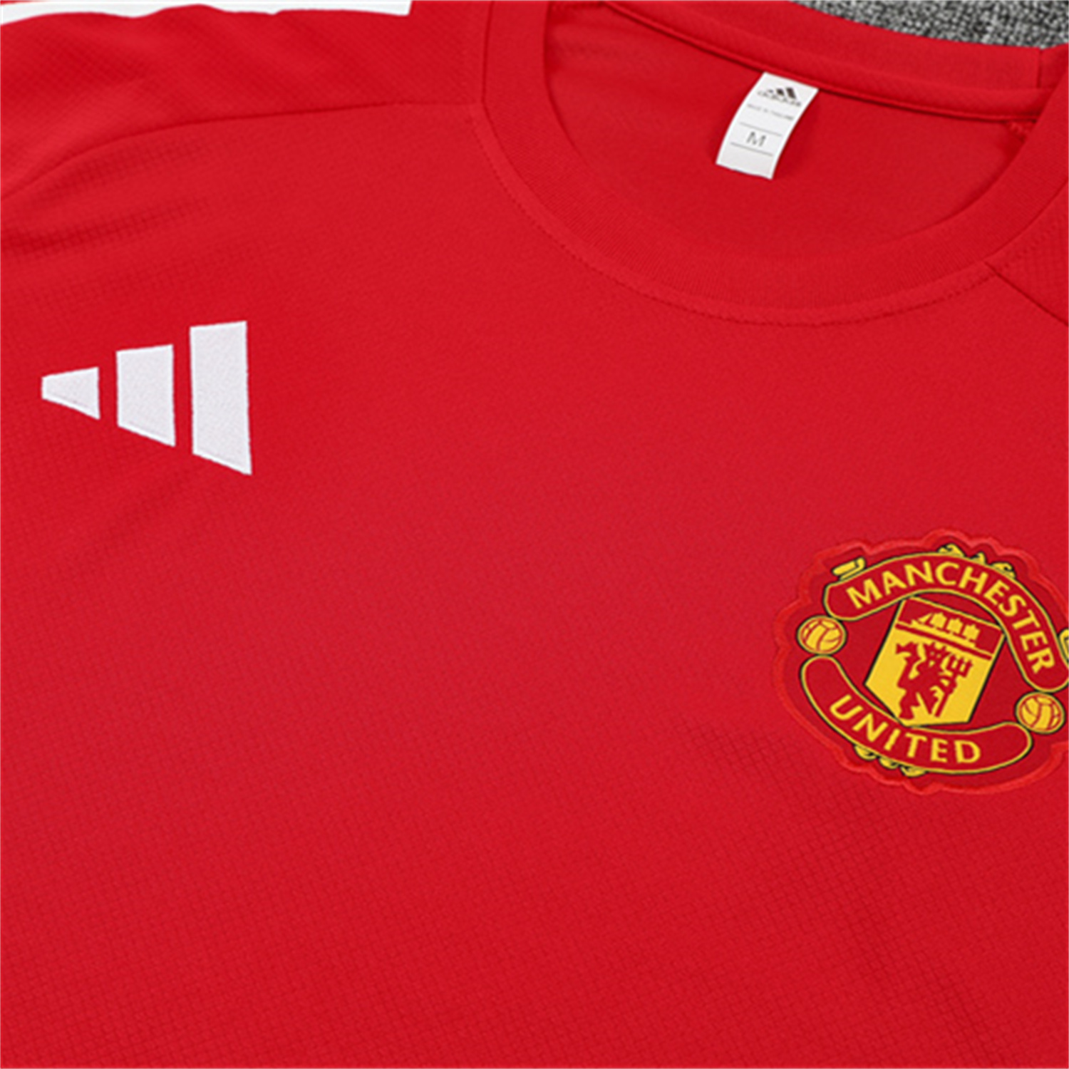 TKH-turbokithub-Manchester United 25-26 Short-Sleeve Training Set - Red Top & Black Shorts