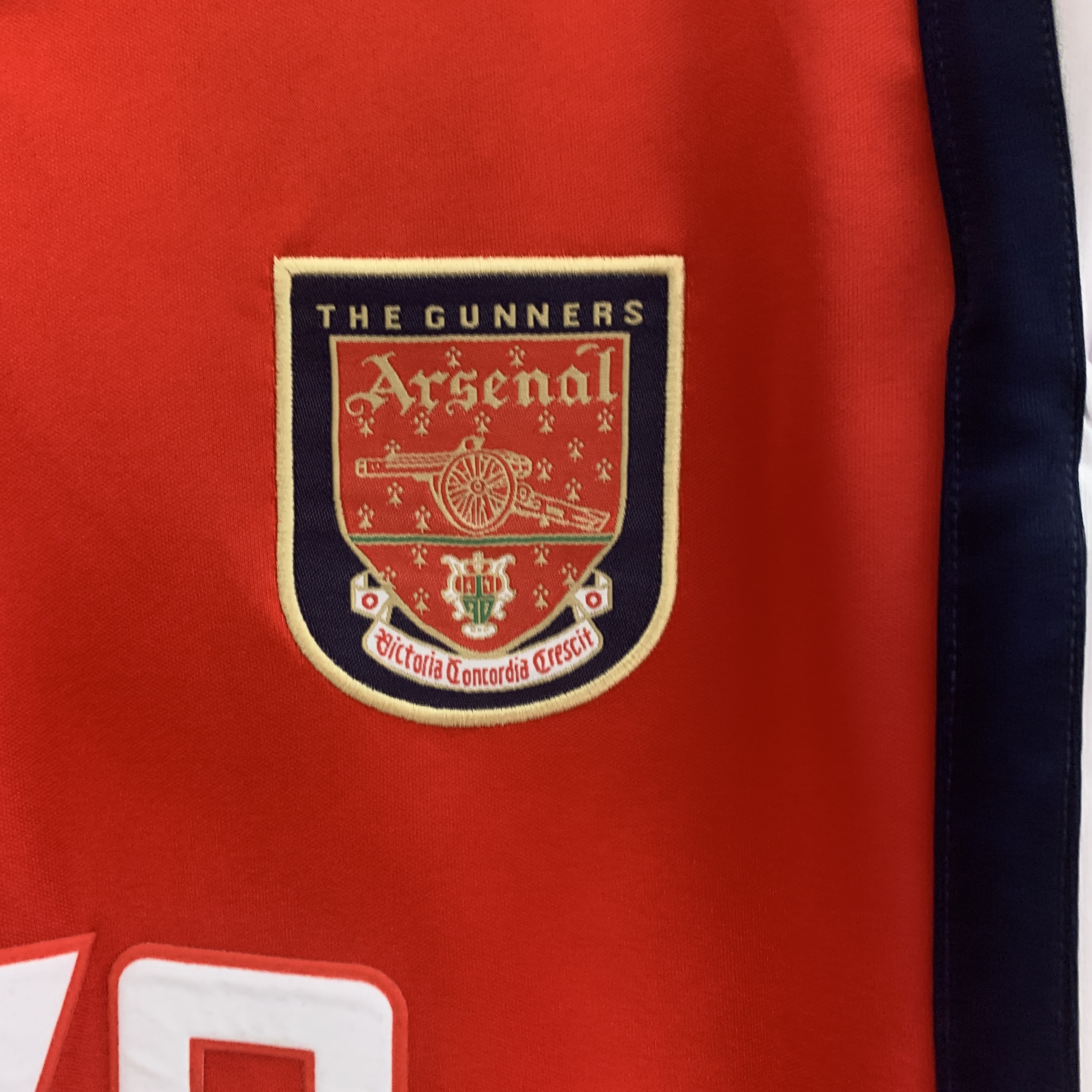 TKH-turbokithub-Retro Arsenal 98-99 Home Long Sleeve Jersey