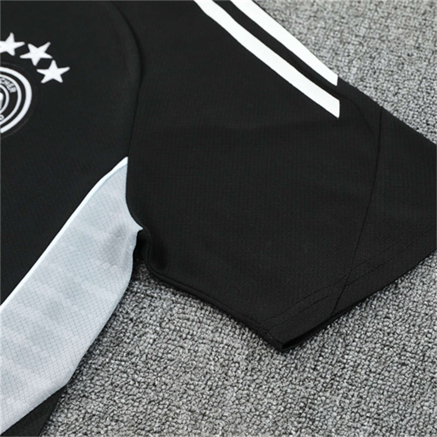TKH-turbokithub-Germany 25-26 Short-Sleeve Training Set - Black Short Sleeve & Black Shorts