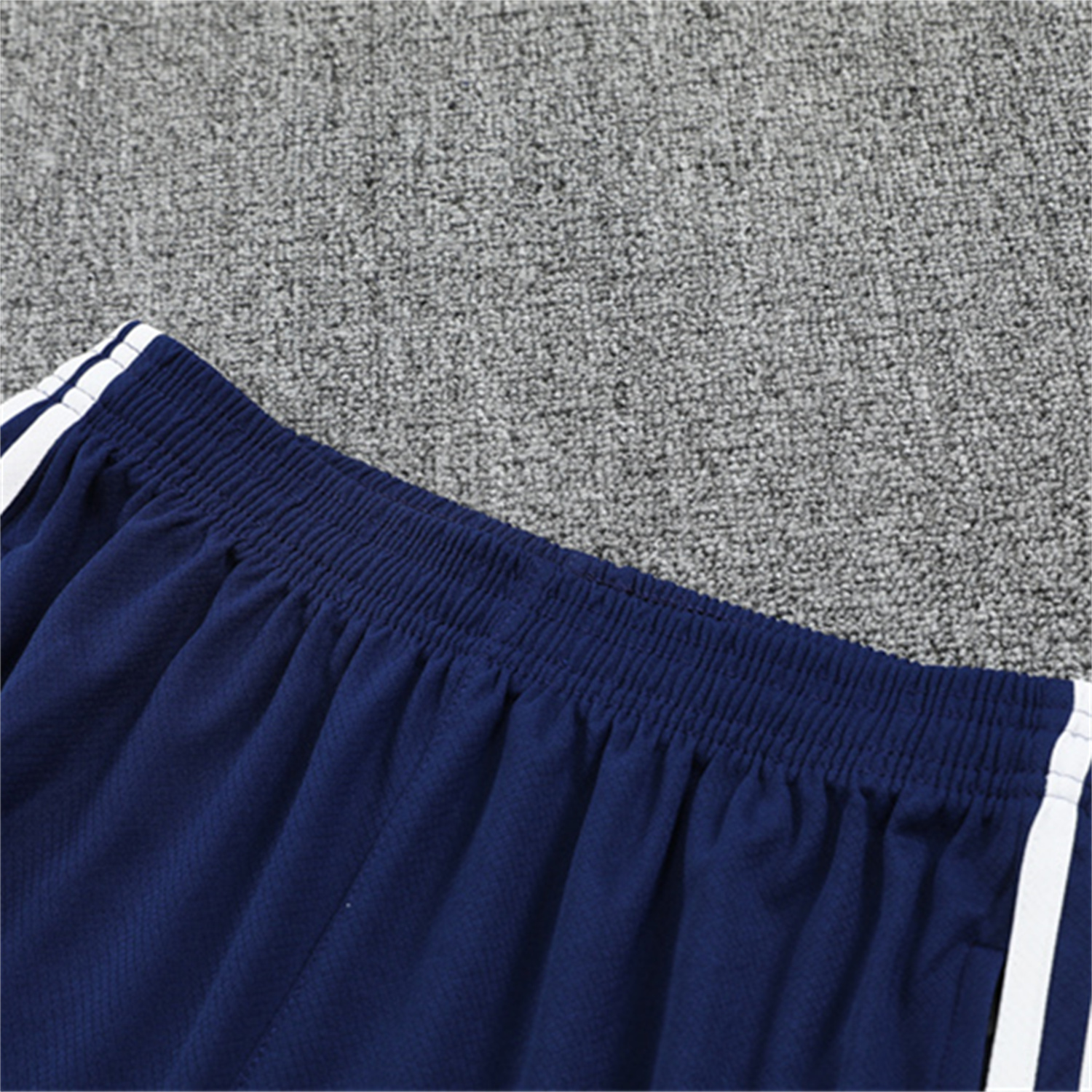 TKH-turbokithub-Real Madrid 25-26 Short-Sleeve Training Set - White Urban Purist Style Top and Blue Shorts