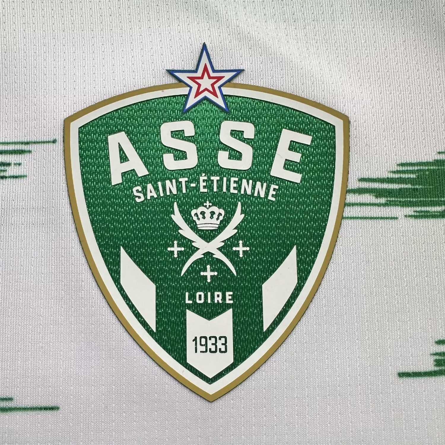 TKH-turbokithub-AS Saint-Etienne 25-26 Pre-Match Green And White Jersey - Fans Version