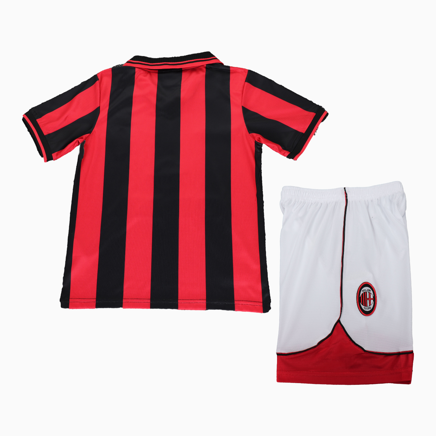 TKH-turbokithub-Retro AC Milan 1997-98 Home Kids Kit