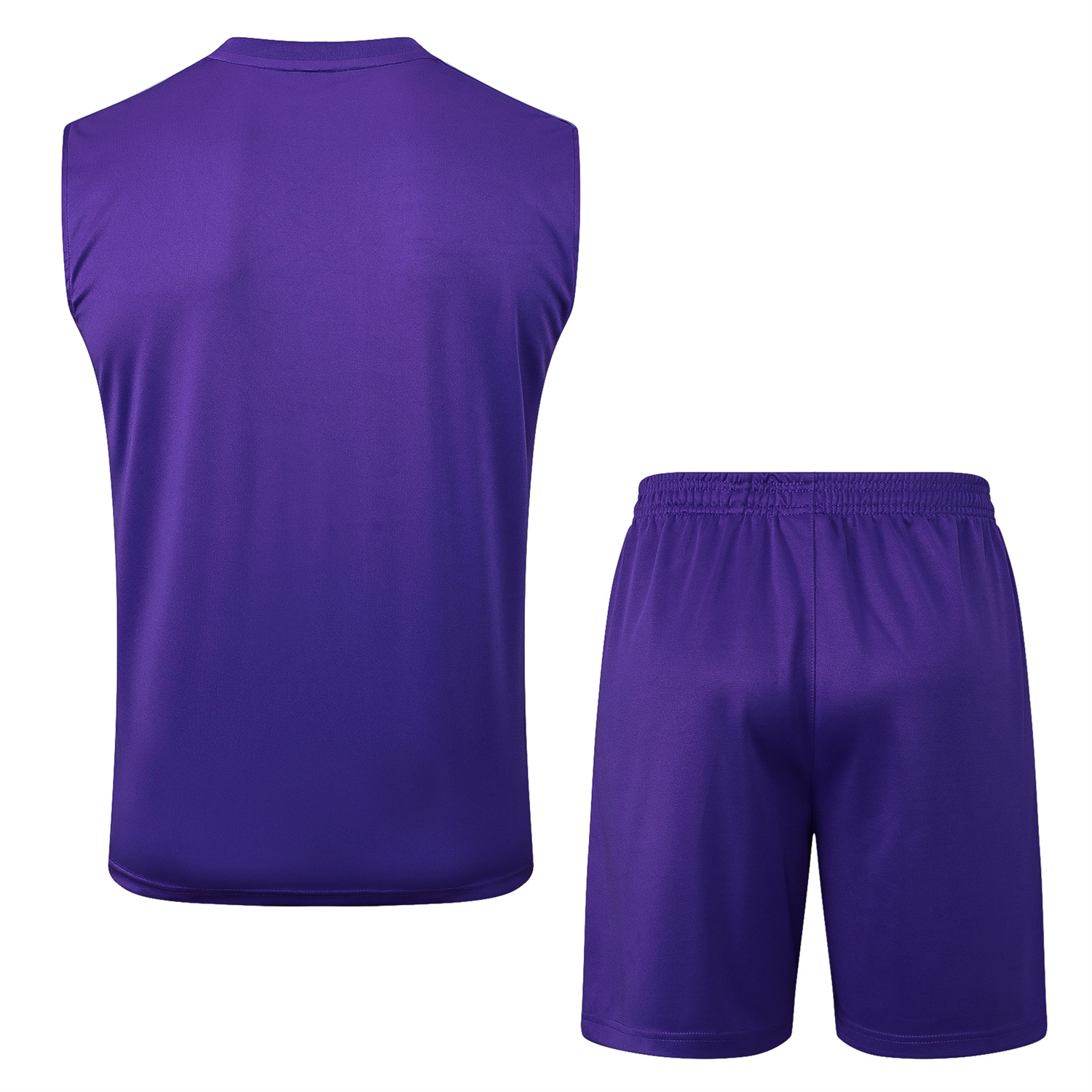TKH-turbokithub-Real Madrid 25-26 Throwback Trefoil Vest Training Set - Purple