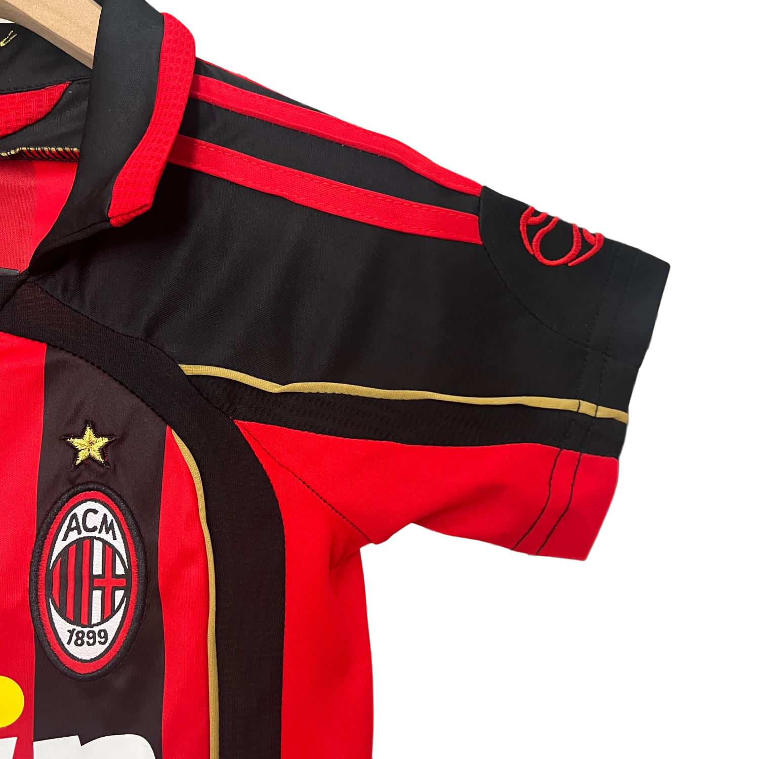 TKH-turbokithub-Retro AC Milan 2006-07 Home Stadium Kids Kit