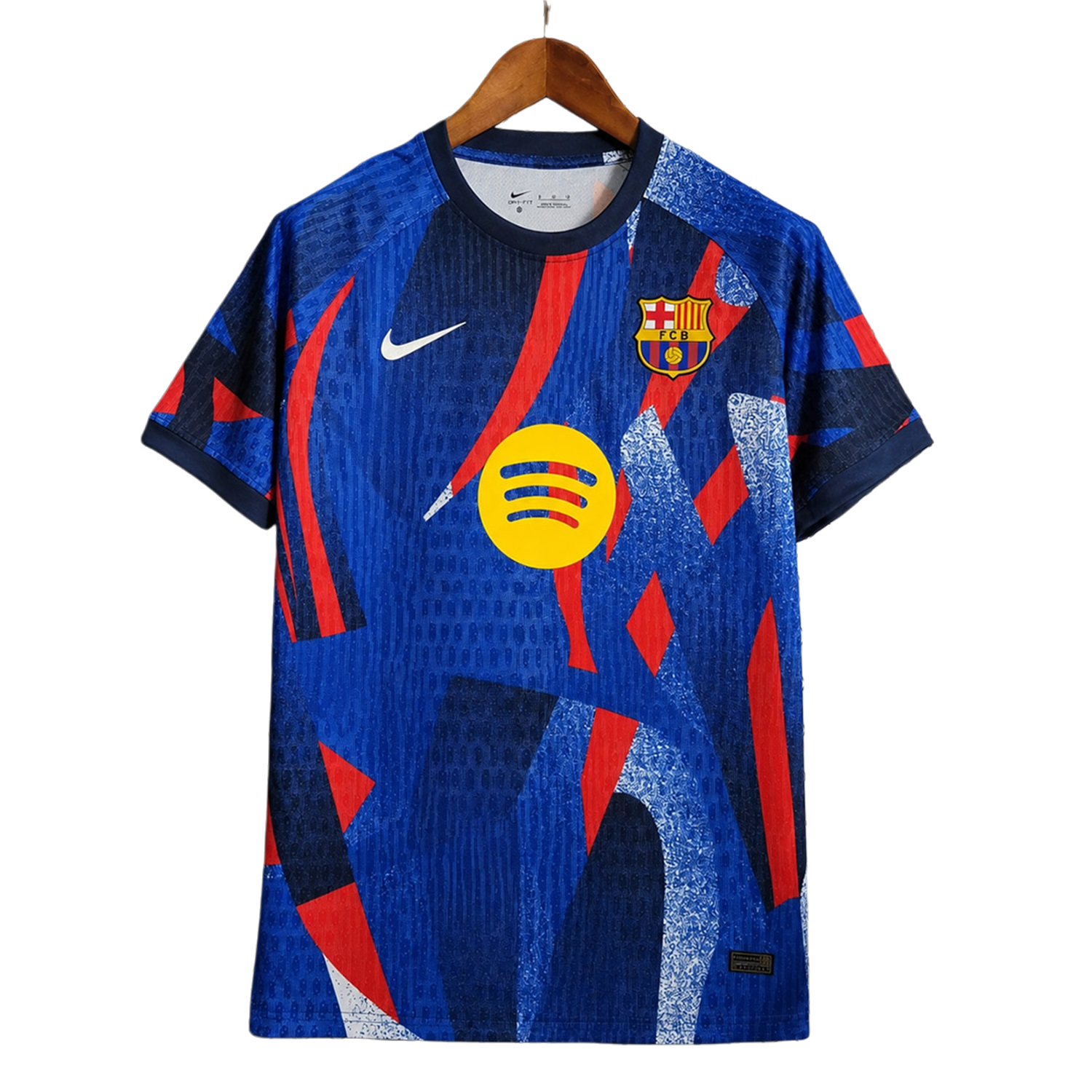 TKH-turbokithub-Barcelona 25-26 Blue With Red Pre-Match Jersey - Fans Version
