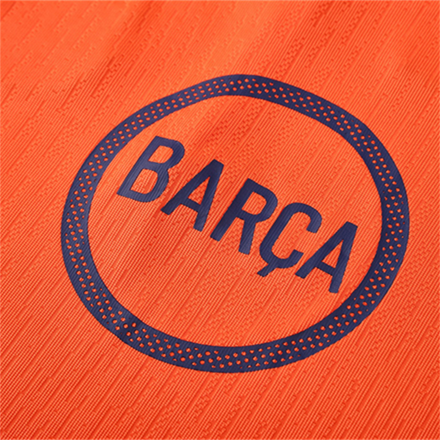 TKH-turbokithub-Barcelona 25-26 Long Sleeve Training Set - Orange Top Royal Blue Sponsor & Royal Blue Pants