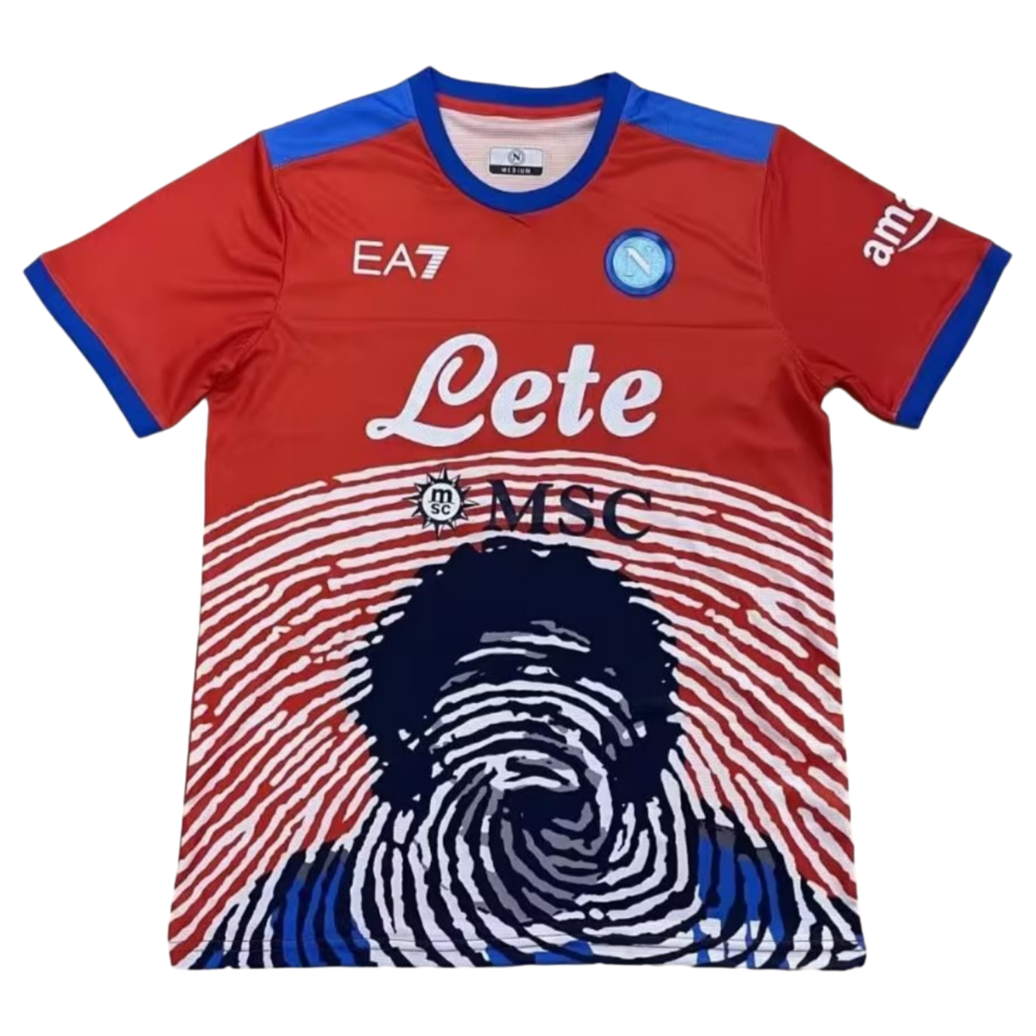 TKH-turbokithub-Retro Napoli 2021-22 Maradona Special Edition Jersey - Red