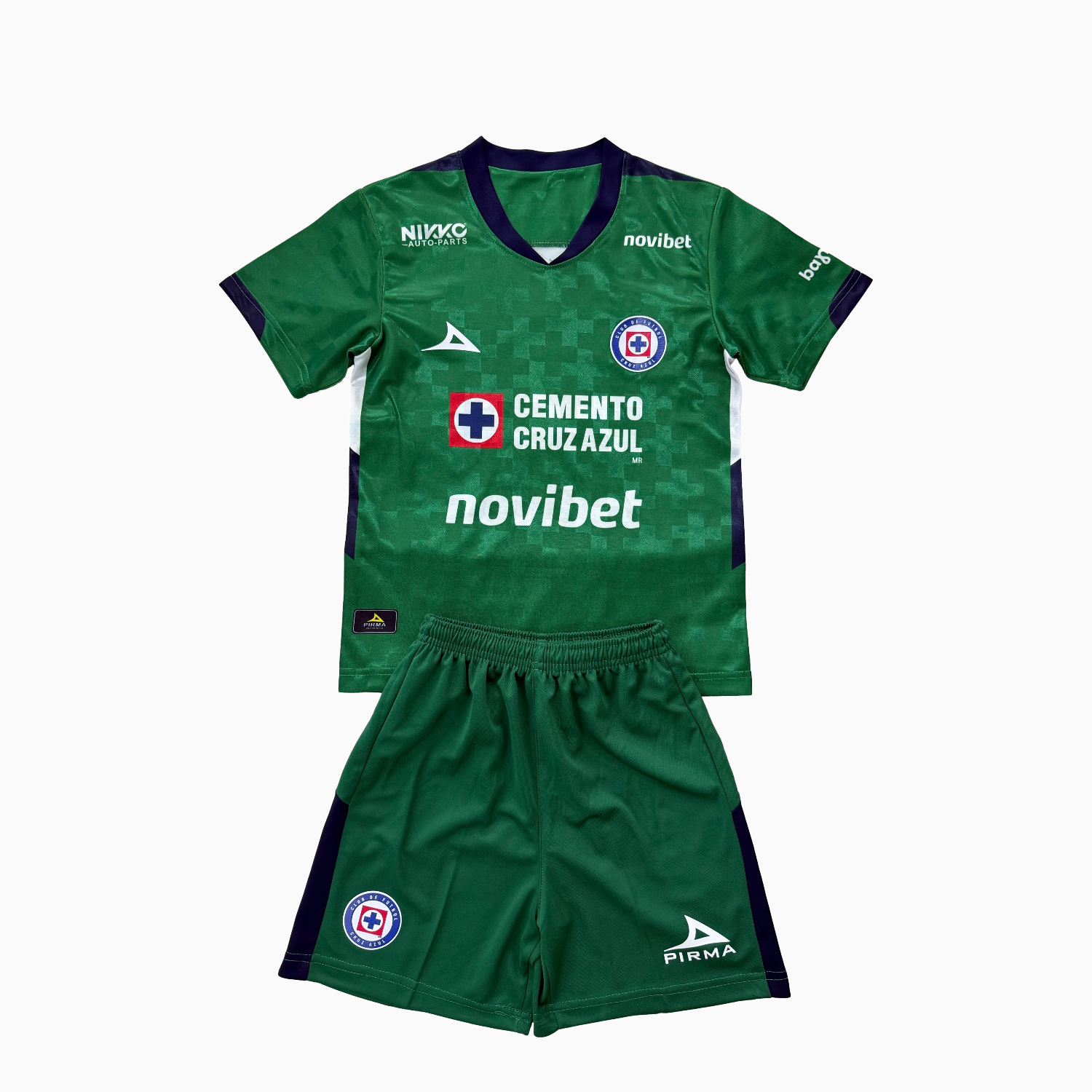 TKH-turbokithub-Cruz Azul 25-26 Green Goalkeeper Men's Adult Jersey Set - Fans Version
