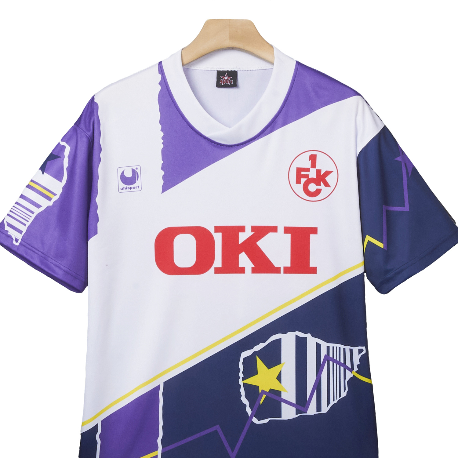 TKH-turbokithub-Retro Kaiserslautern 1991-92 Away Jersey - Fans Version