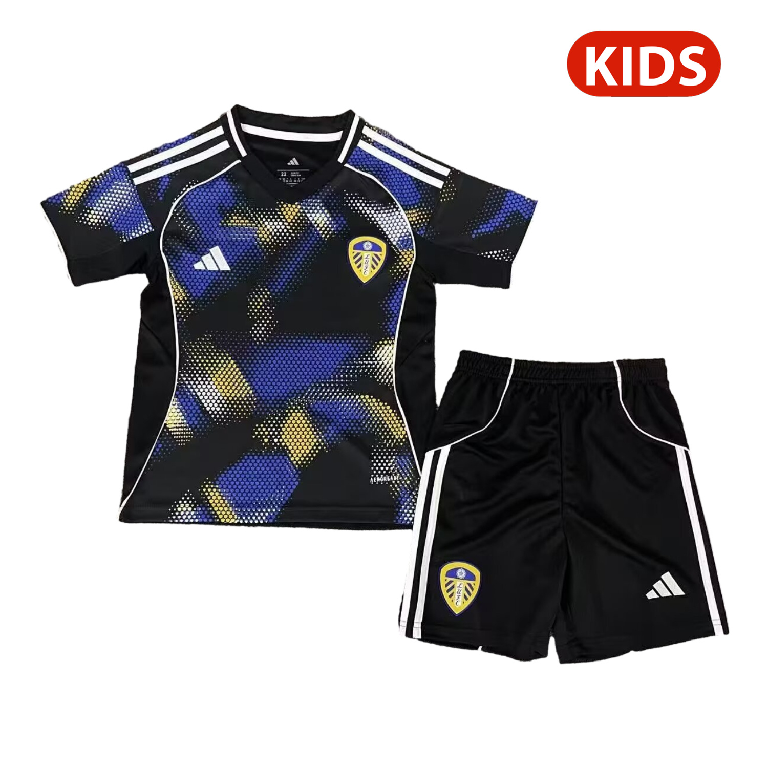 TKH-turbokithub-Leeds United 25-26 Third Unsponsored Kids Kit