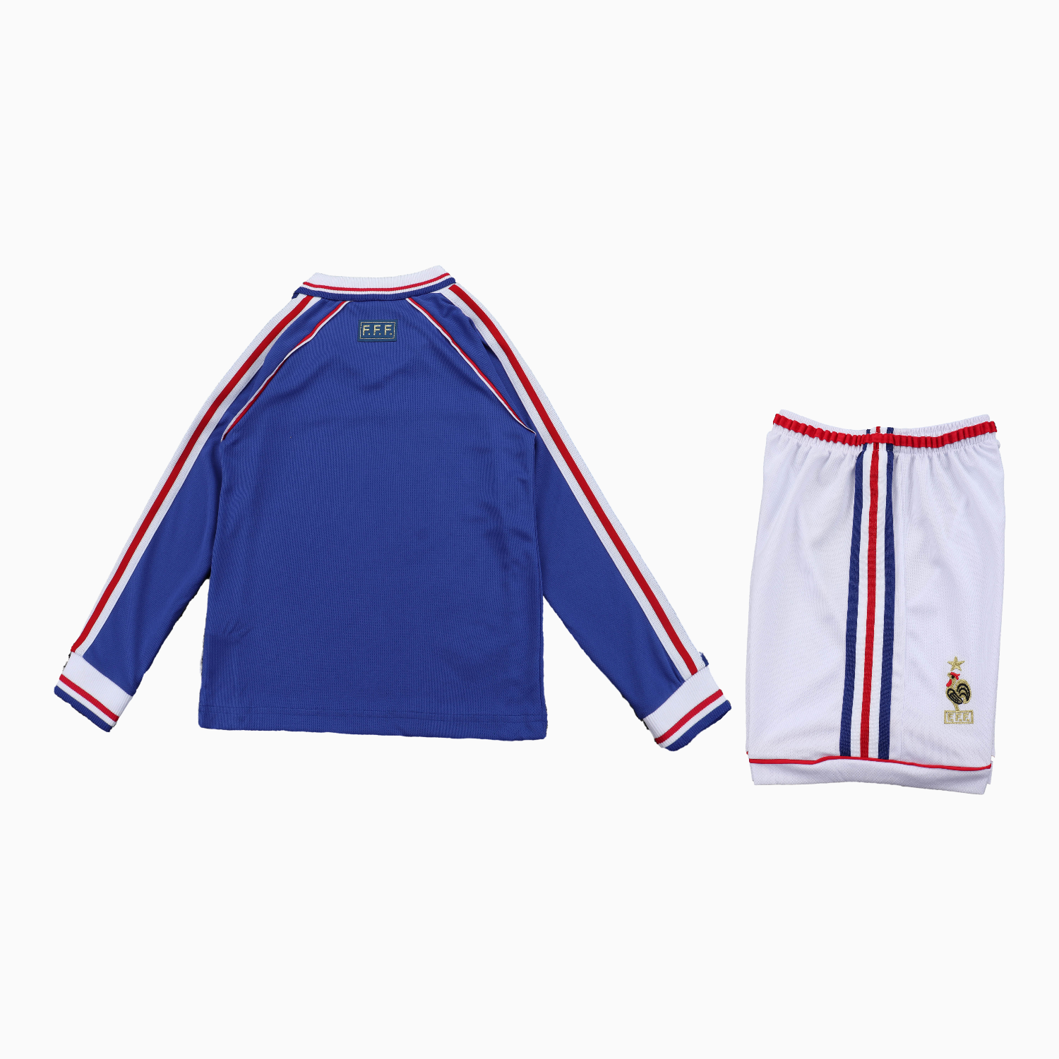 TKH-turbokithub-Retro France 1998 Home Long Sleeves Kids Kit